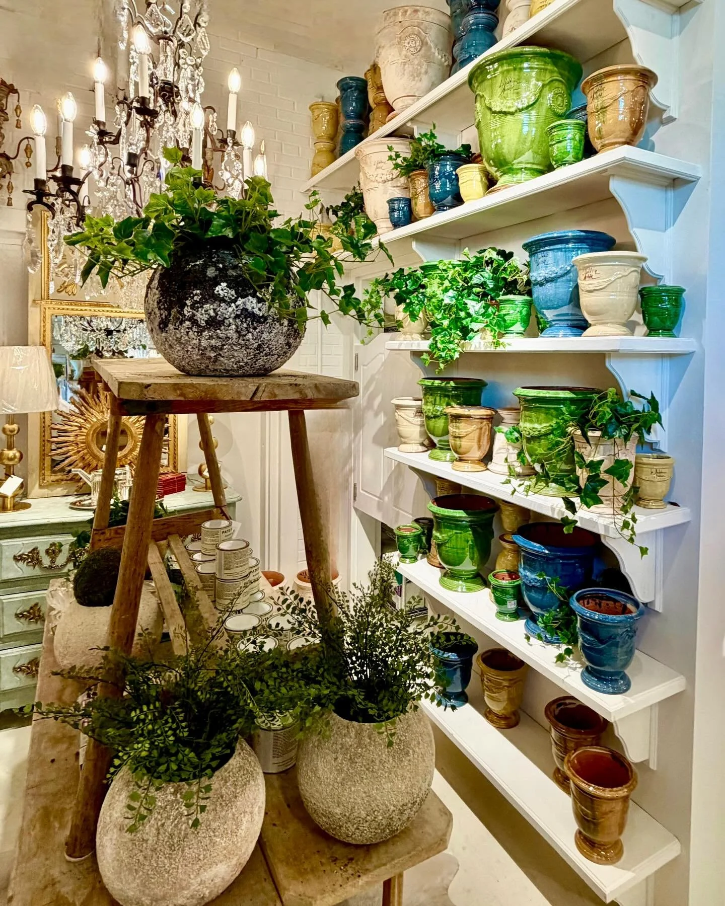 Pots-a-plenty for all your Spring planting! In the Shoppe&mdash;a great selection of vintage Willy Guhl containers and authentic La Madeleine Anduz pots. Discover our exciting collection of one-of-a-kind, hand-selected Curated Decor and Original Art.