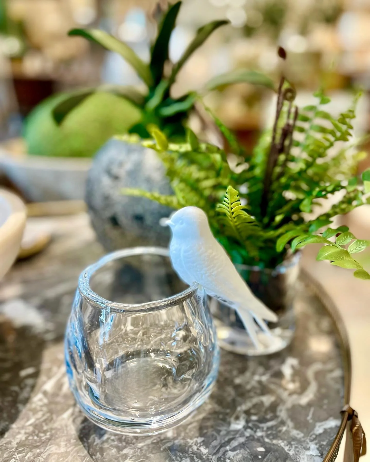 Perched and Pretty! Restock this week of our fabulous handmade European porcelain Perching Birds. Discover our exciting collection of one-of-a-kind, hand-selected Curated Decor and Original Art. For more information:
&bull;Call: 704-496-9612
&bull;Em