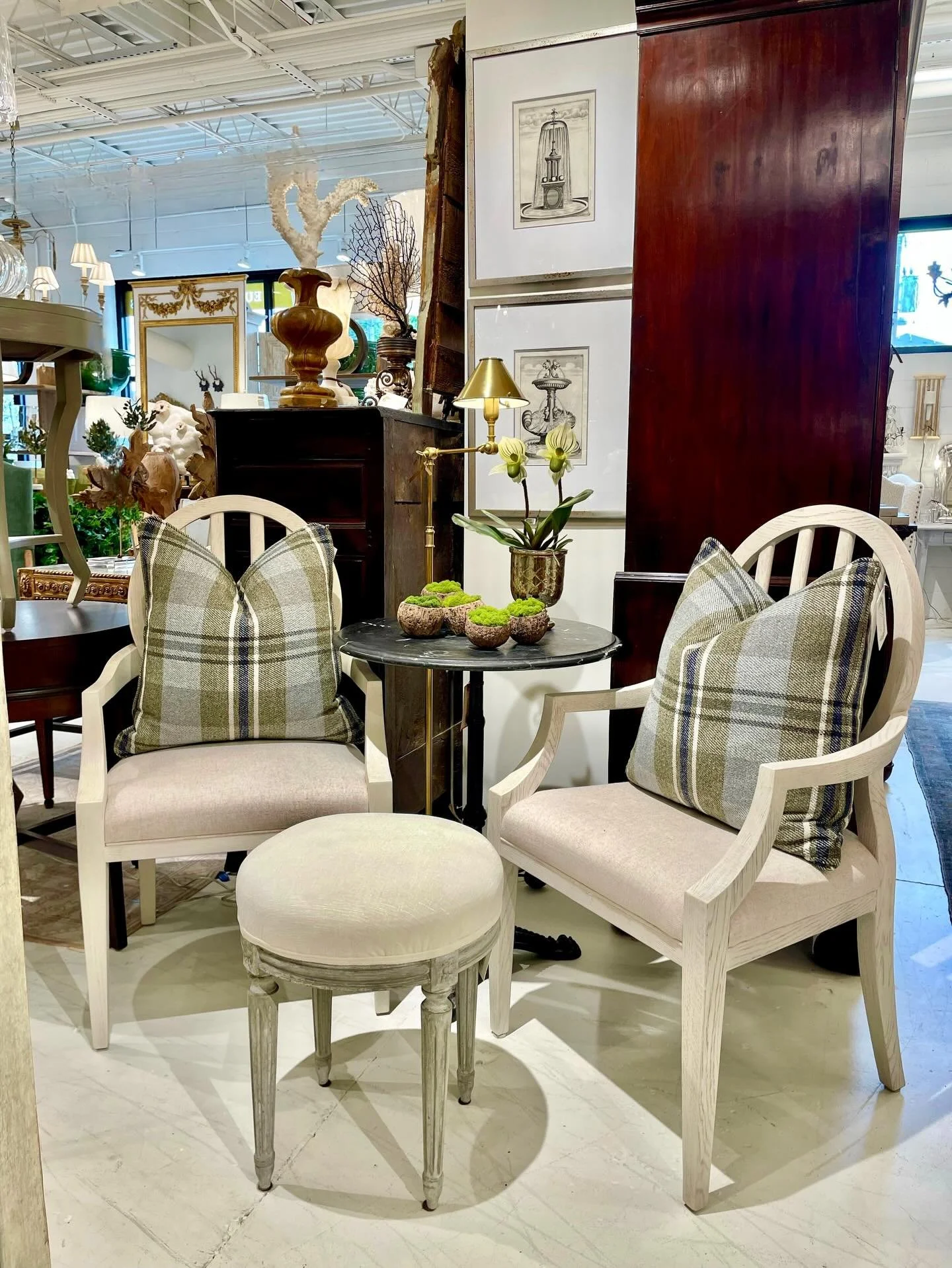 Discover our exciting collection of hand-selected accent furniture. Find more details and pics on our website at www.heritagemarkdesign.com. Shipping available. #heritageclt #curateddecor #interiordesign #interiordesigner #charlotteinteriordesign
