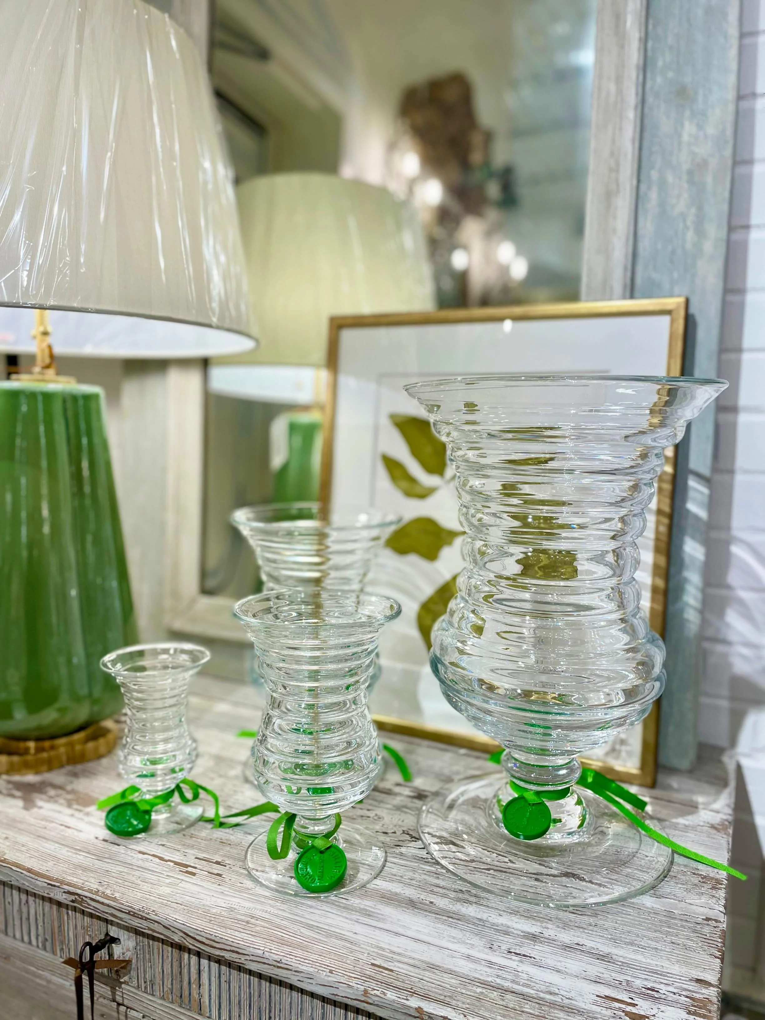 Just in&mdash;a restock of all our favorite @williamyeowardcrystal pieces. The best gift-giving ideas! Discover our exciting collection of one-of-a-kind, hand-selected Curated Decor and Original Art. For more information:
&bull;Call: 704-496-9612
&bu