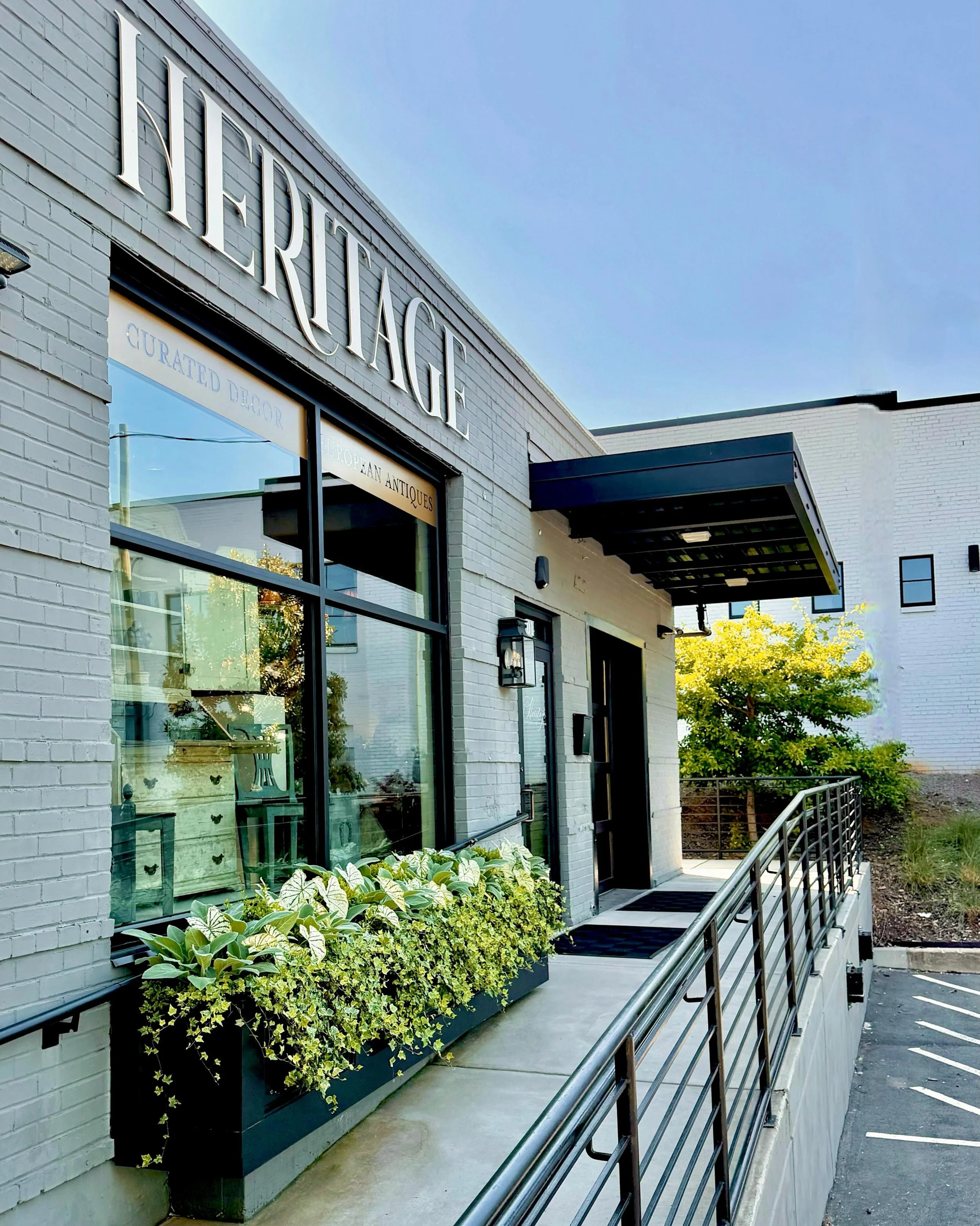 Welcome to Heritage! Be our guest! Discover our extensive collection of one-of-a-kind, hand-selected European Antiques and Curated Decor. Find more details and pics on our website at www.heritagemarkdesign.com. Shipping available. #heritageclt #curat