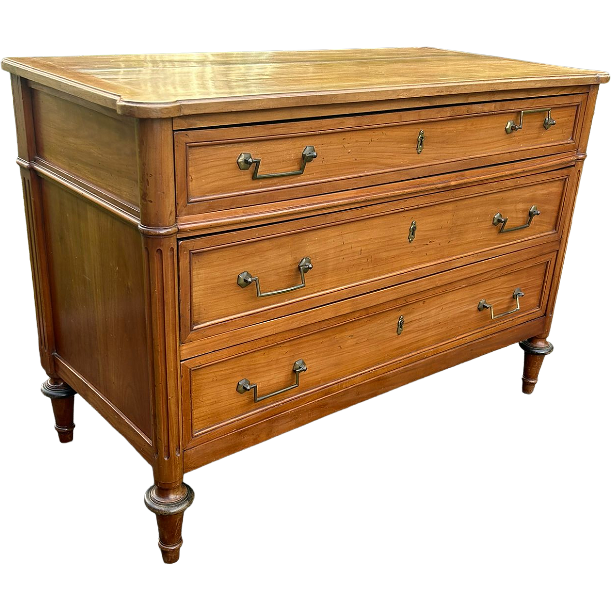 Antique Louis XVI-Style Cherry Chest