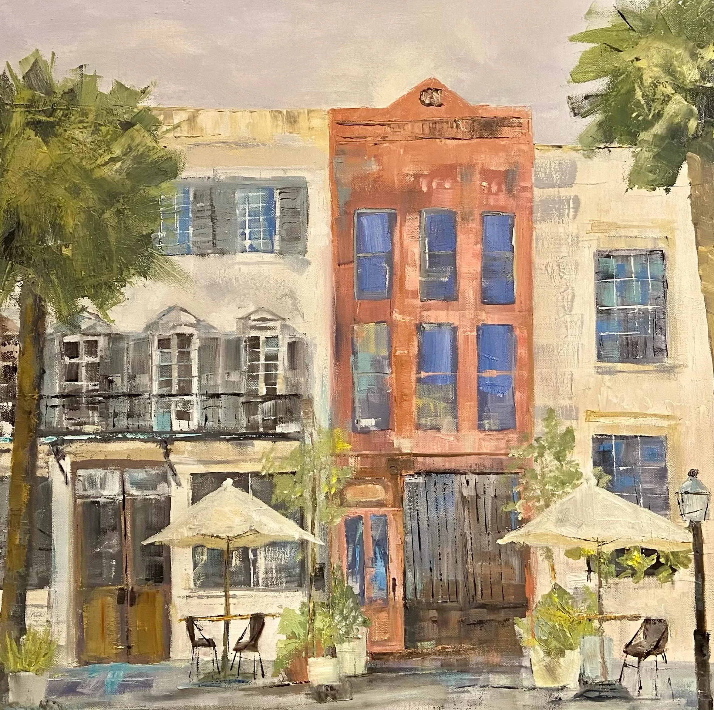 We love deliveries from all our local artists and today we received a new drop from @becky.denmark just in time for the weekend! The first pic&mdash;the Charleston scene is already a crowd favorite! It won&rsquo;t last long! Swipe for a preview of th