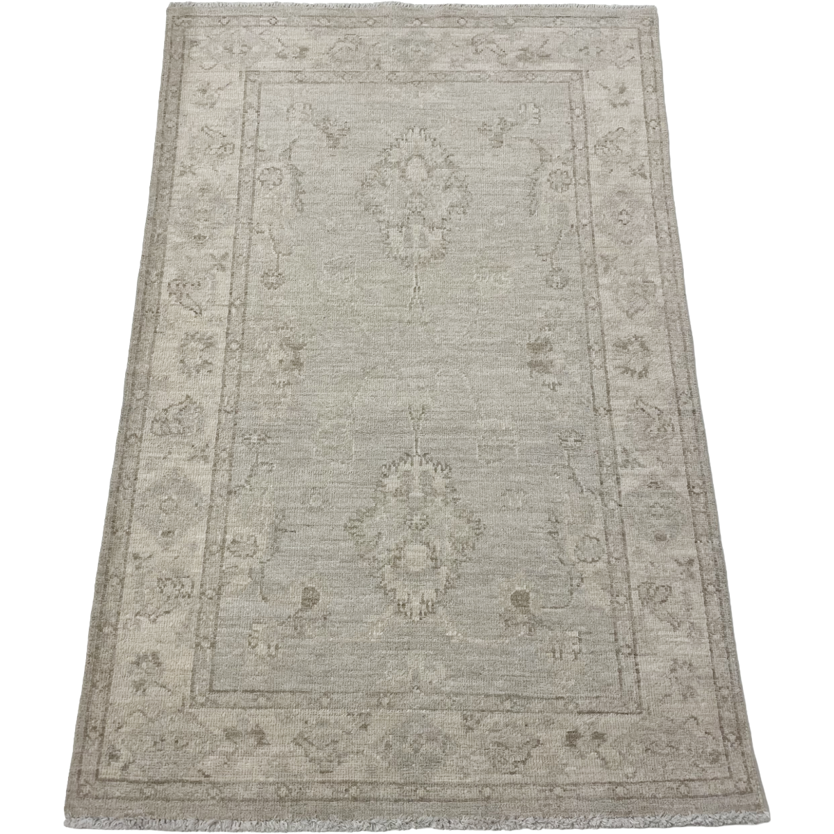 Hand Knotted Turkish Oushak Rug