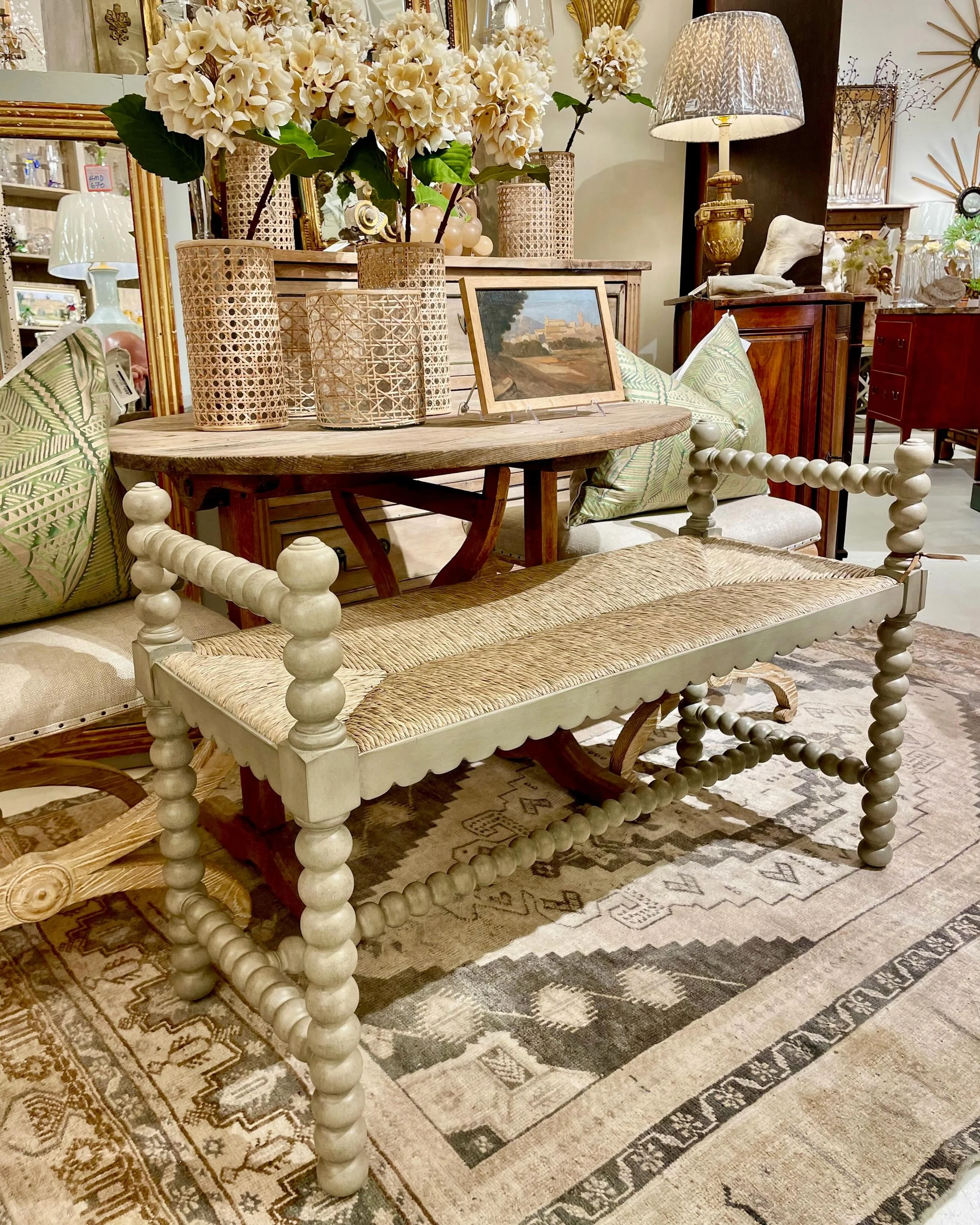 Back in stock&mdash;the @williamyeoward Bellingham Bench in the single and double lengths. Such great pieces for so many spaces! Discover our exciting collection of hand-selected accent furniture. Find more details and pics on our website at www.heri