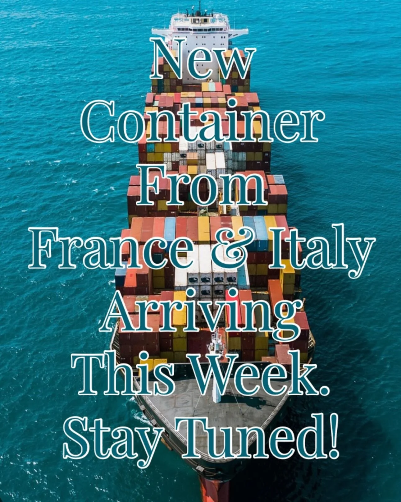 40&rsquo; High Cube Container PACKED TOTALLY TO THE BRIM arriving soon! All our treasures from our February and March Sourcing Trips will be here this weekend! Discover our extensive collection of one-of-a-kind, hand-selected European Antiques and Cu