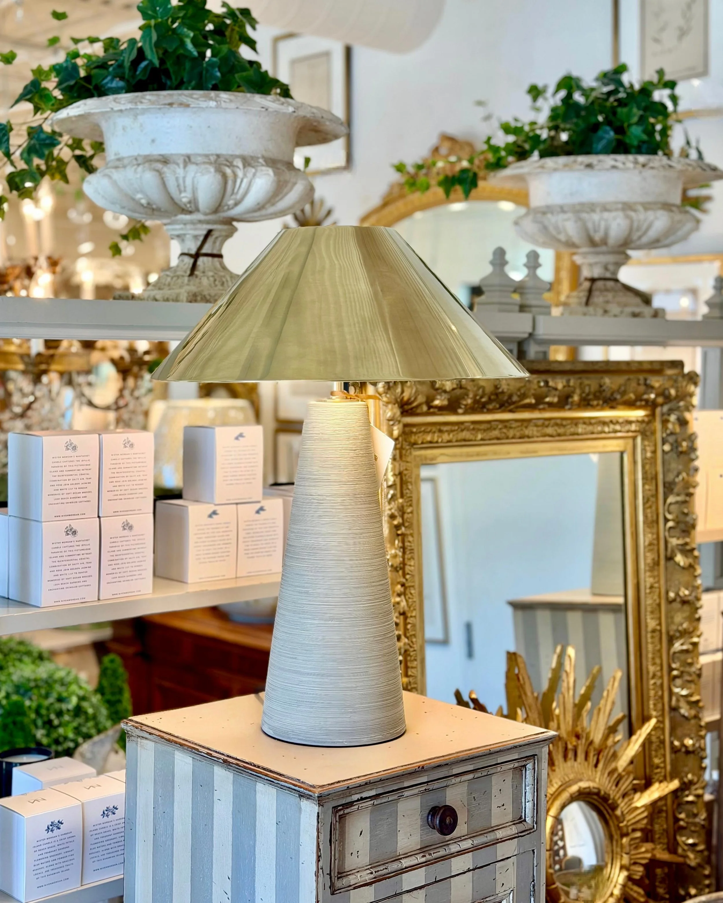 Just in&mdash;lots of great new @visualcomfort lighting! Discover our exciting collection of one-of-a-kind, hand-selected Curated Decor and Original Art. For more information:
&bull;Call: 704-496-9612
&bull;Email: sales@heritagemarkdesign.com
&bull;W