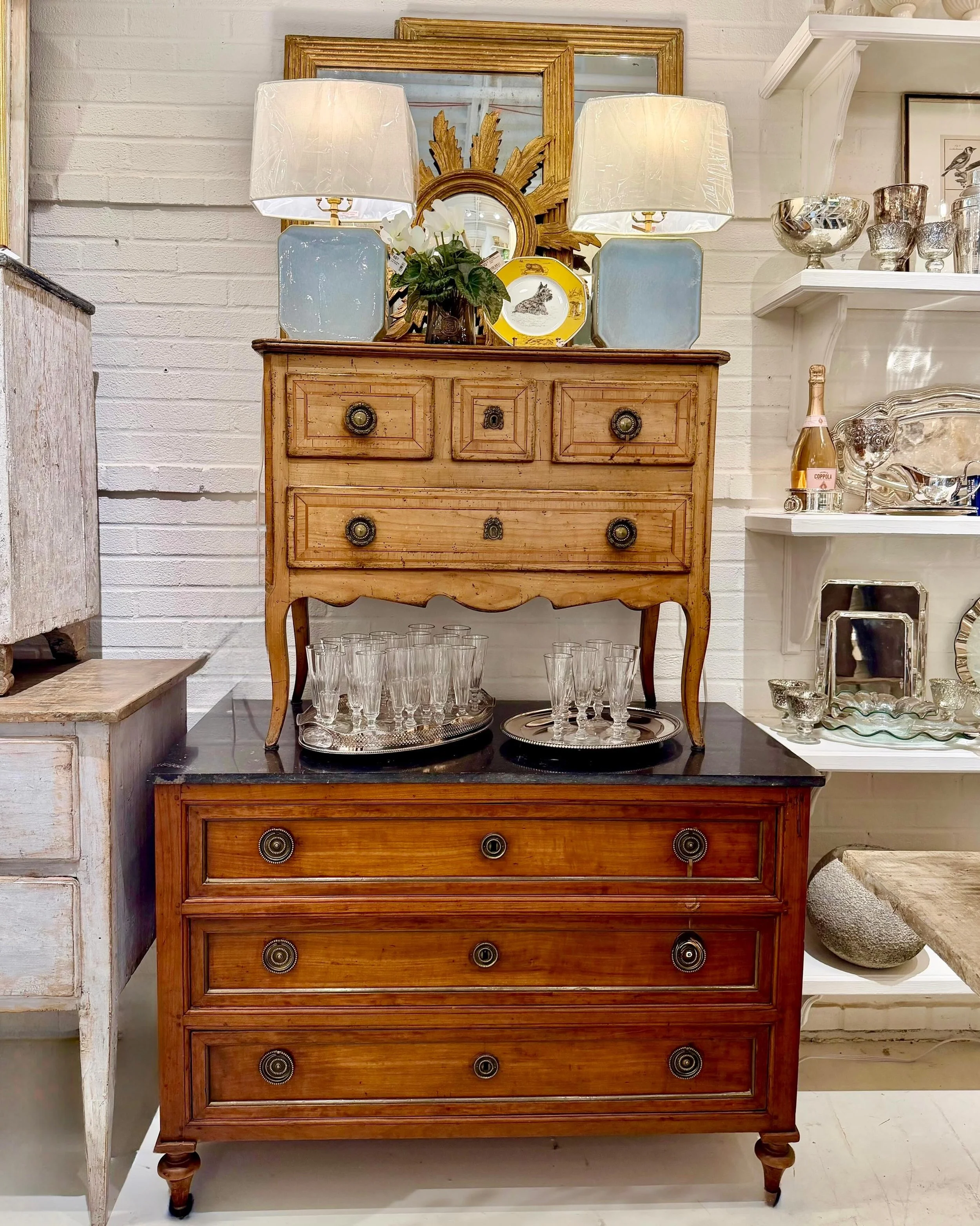 Discover our extensive collection of one-of-a-kind, hand-selected European Antiques and Curated Decor. Find more details and pics on our website at www.heritagemarkdesign.com. Shipping available. #heritageclt #curateddecor #europeanantiques 
#italian