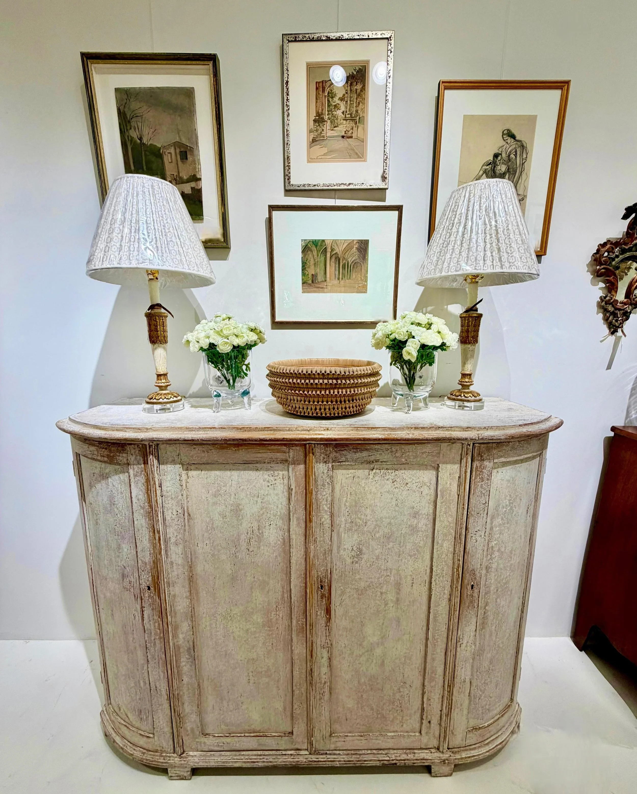 Now the fun&hellip;placing it all in the shop and accessorizing. Stop in soon! It&rsquo;s leaving us fast. Discover our extensive collection of one-of-a-kind, hand-selected European Antiques and Curated Decor. Find more details and pics on our websit