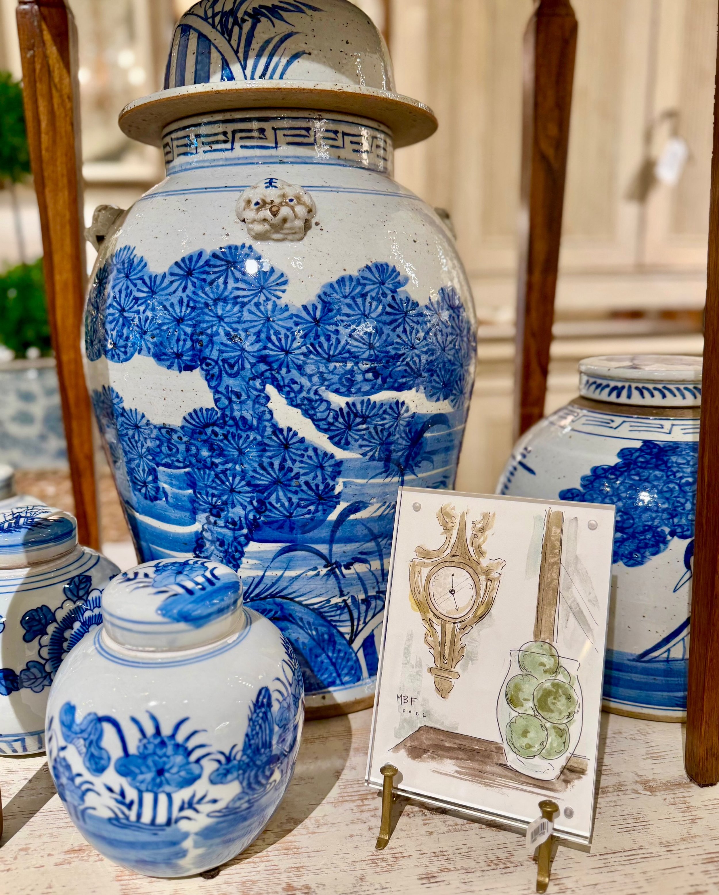 The prettiest little interior sketches we ever did see! These fabulous small pieces by @maggiebfrench are the best hostess gifts! Discover our exciting collection of hand-selected Curated Decor and Original Art. For more information:
&bull;Call: 704-