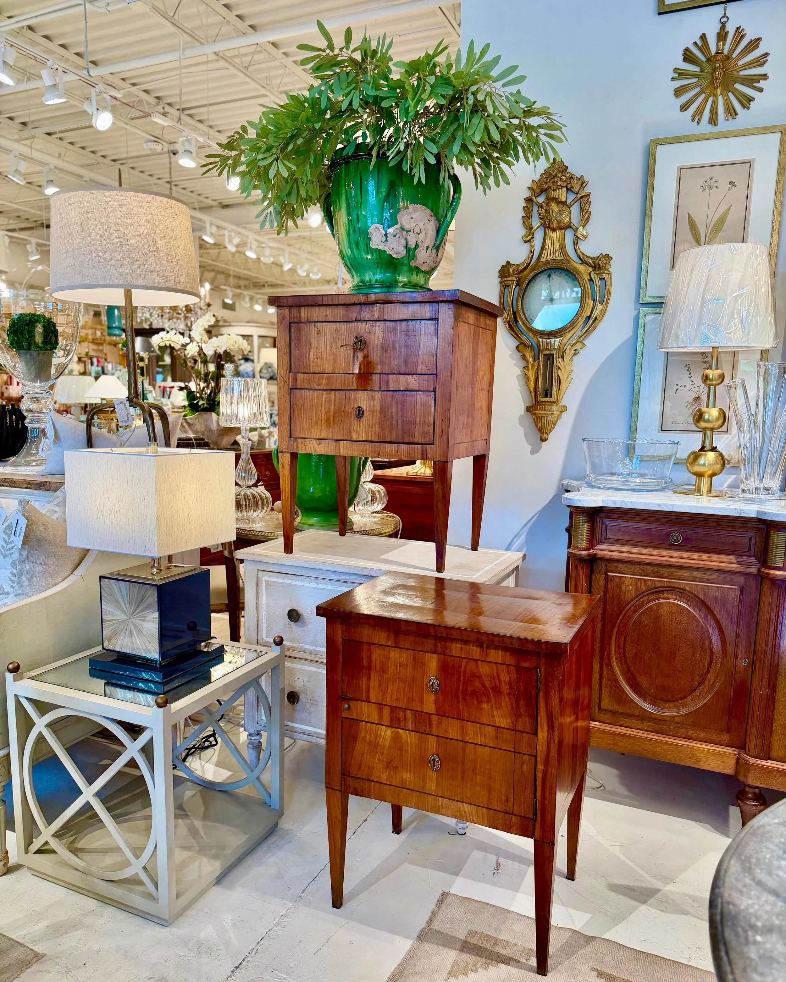 Practical Pairs! Discover our extensive collection of one-of-a-kind, hand-selected European Antiques and Curated Decor. Find more details and pics on our website at www.heritagemarkdesign.com. Shipping available. #heritageclt #curateddecor #europeana