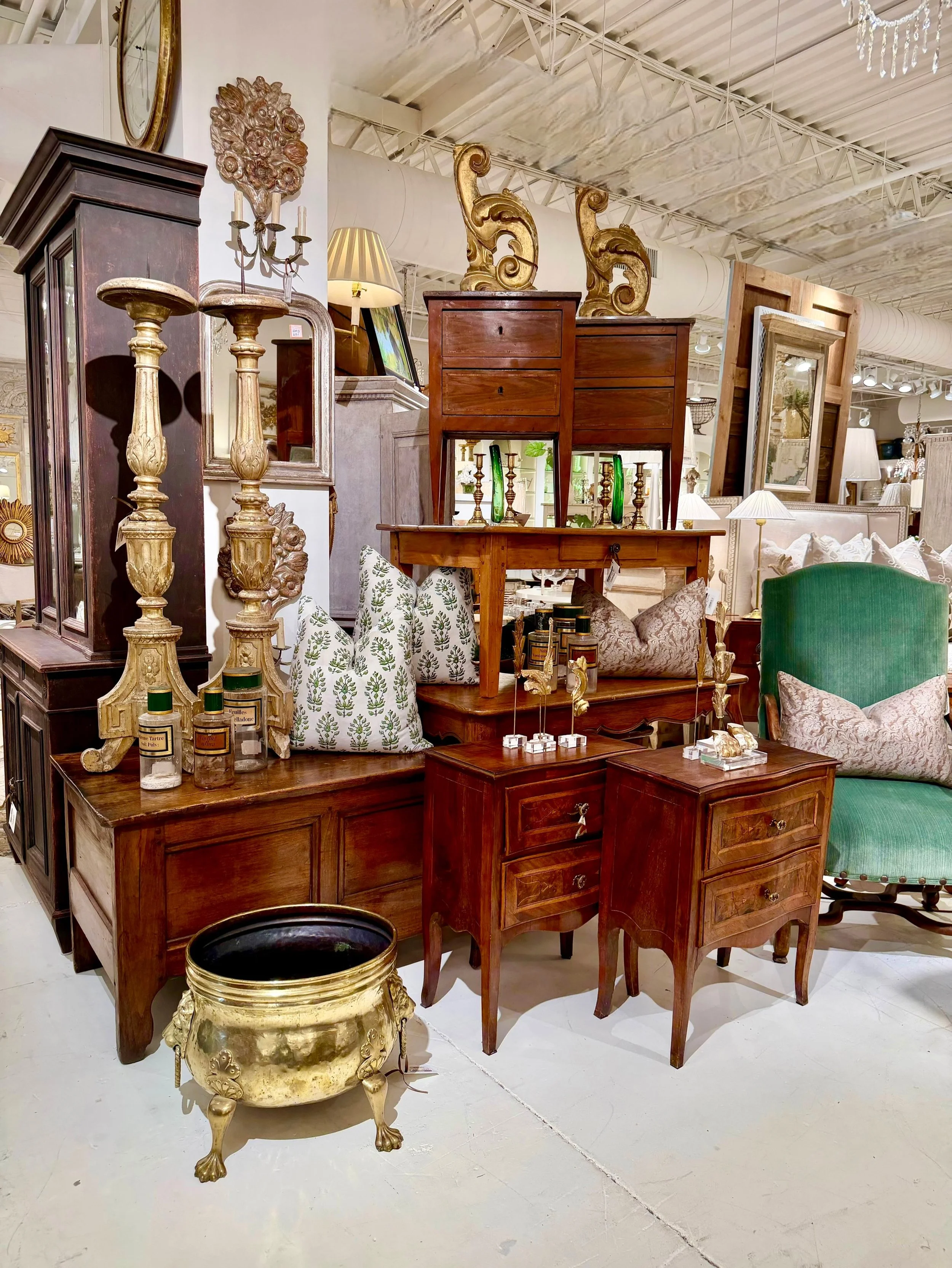Discover our extensive collection of one-of-a-kind, hand-selected European Antiques and Curated Decor. Find more details and pics on our website at www.heritagemarkdesign.com. Shipping available. #heritageclt #curateddecor #europeanantiques 
#italian