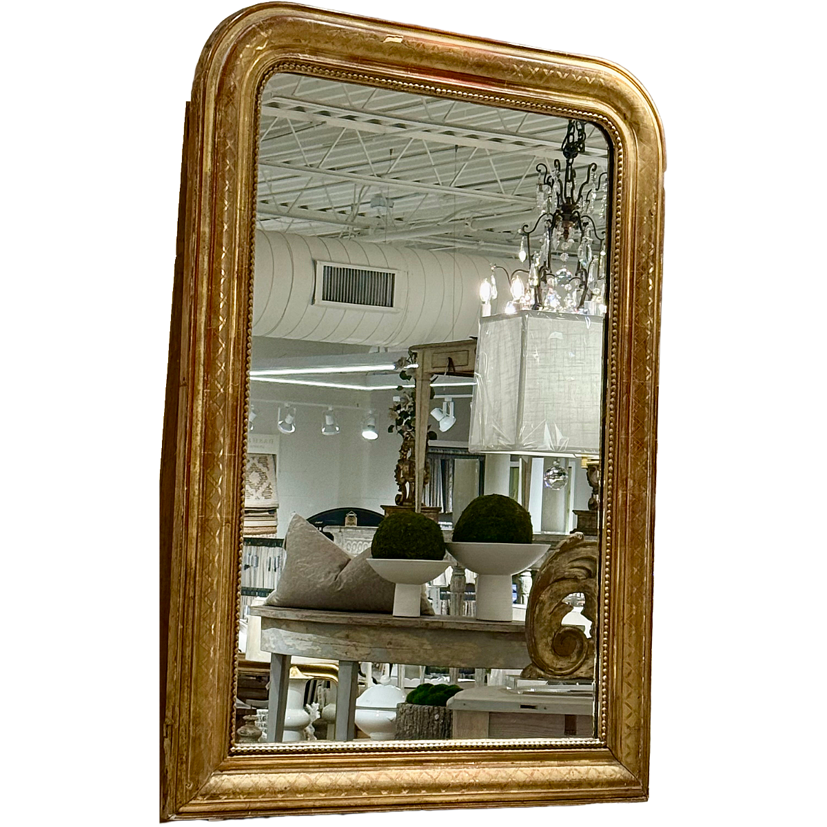 Antique Louis Philippe Gold Mirror