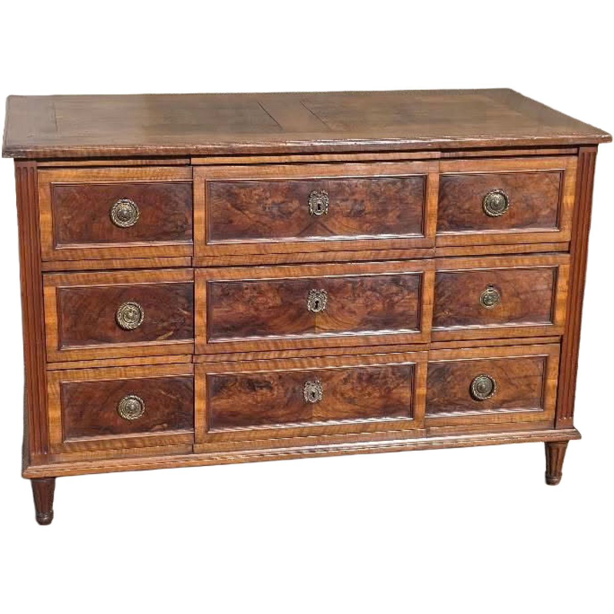 Antique Louis XVI Period Walnut Commode