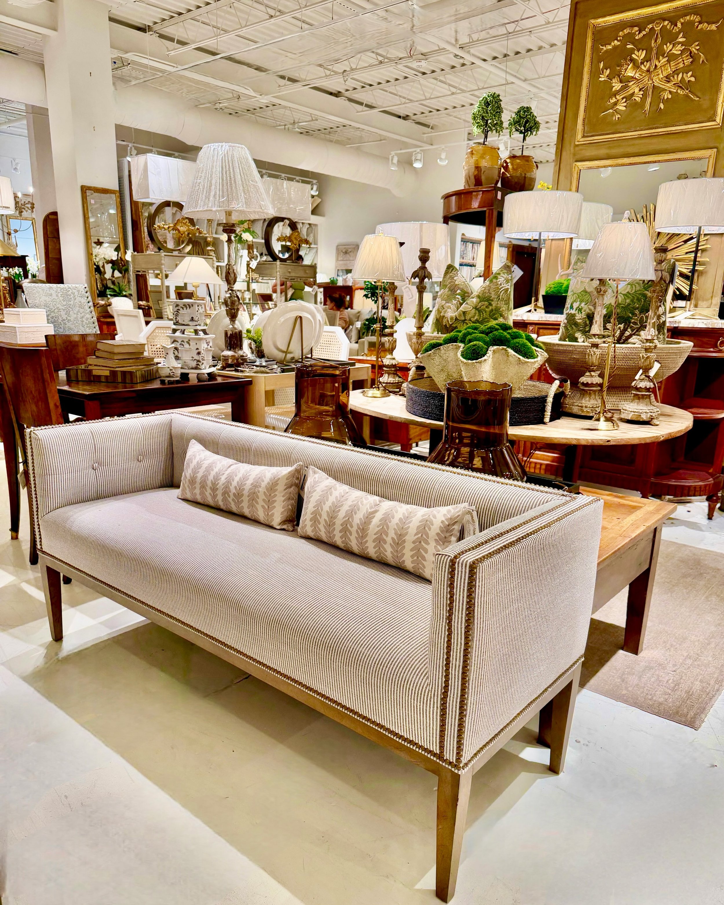 Discover our exciting collection of hand-selected Custom Upholstery. Find more details and pics on our website at www.heritagemarkdesign.com. Shipping available. #heritageclt #curateddecor #interiordesign #interiordesigner #charlotteinteriordesign