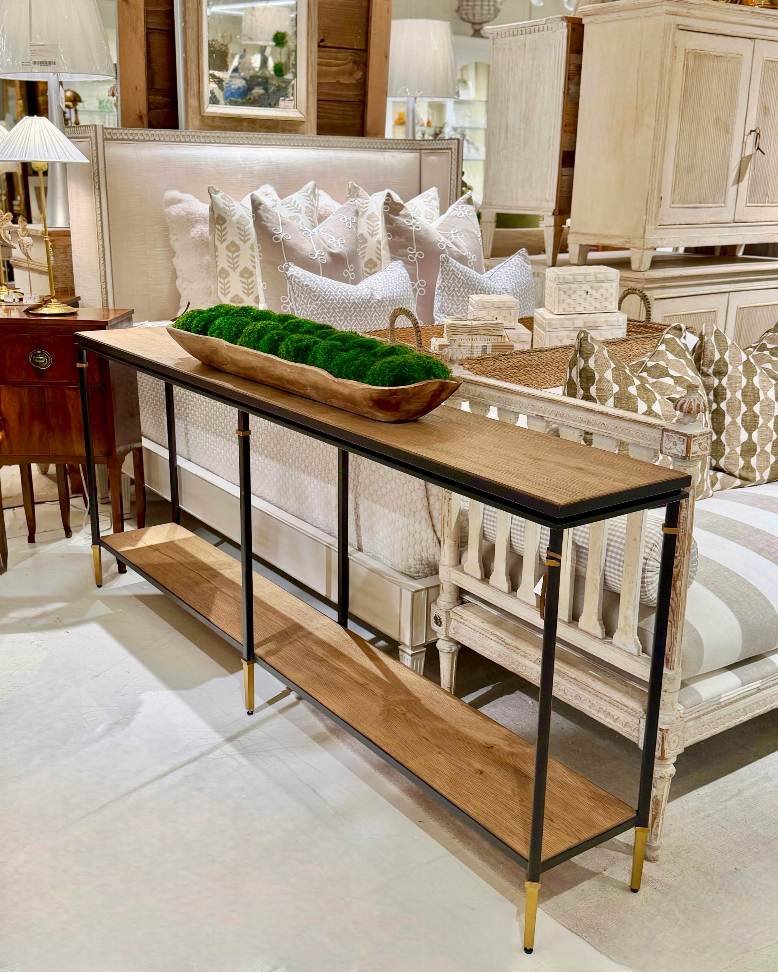 Fabulous new consoles just arrived! Swipe for pics. Discover our exciting collection of hand-selected accent furniture. Find more details and pics on our website at www.heritagemarkdesign.com. Shipping available. #heritageclt #curateddecor #interiord