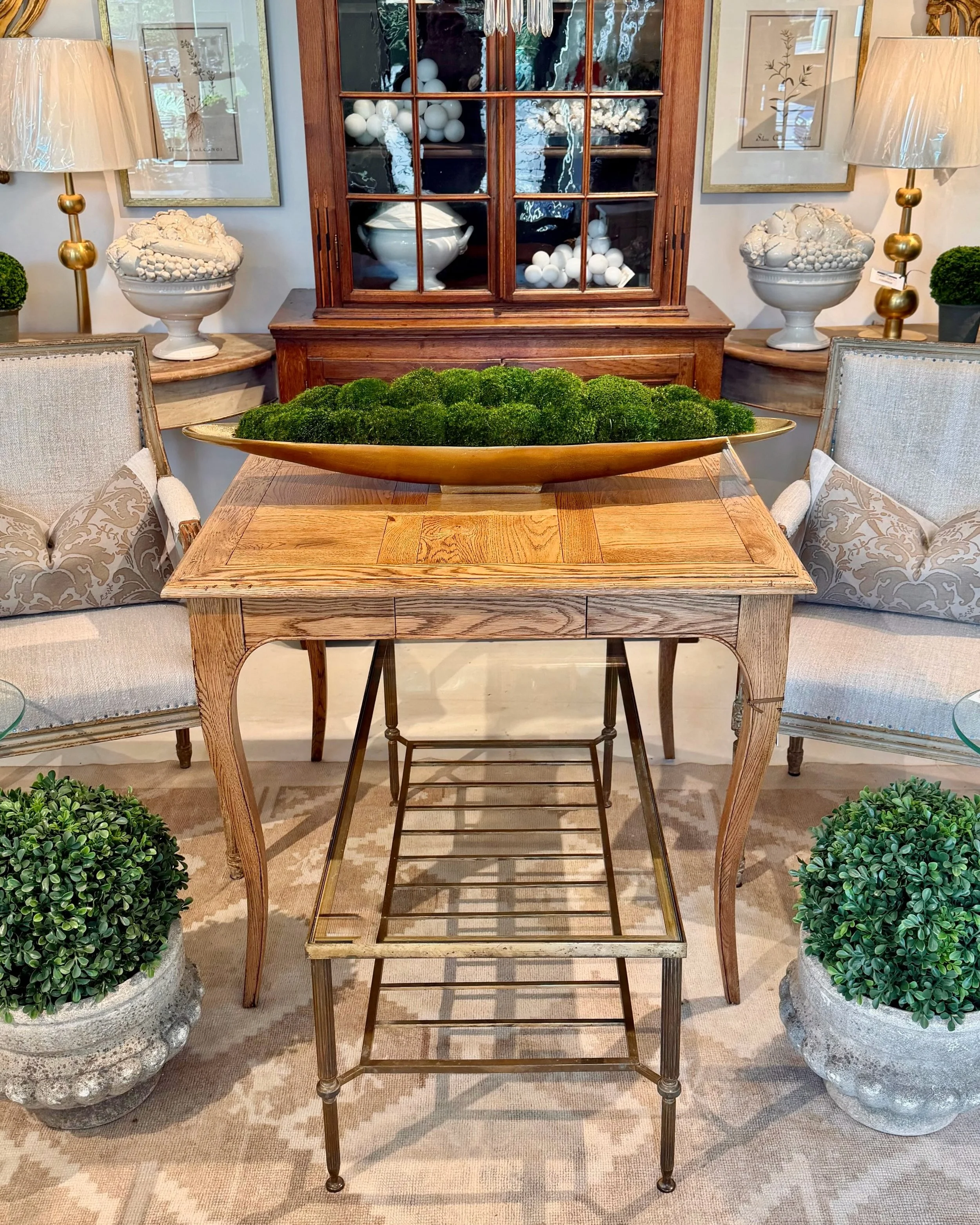 Back in stock!! One of our most popular game tables is back in stock. It never lasts long! The prettiest Weathered Oak finish with drawers on each side. Dimensions are 36W x 36D x 30.5H. Discover our exciting collection of hand-selected accent furnit