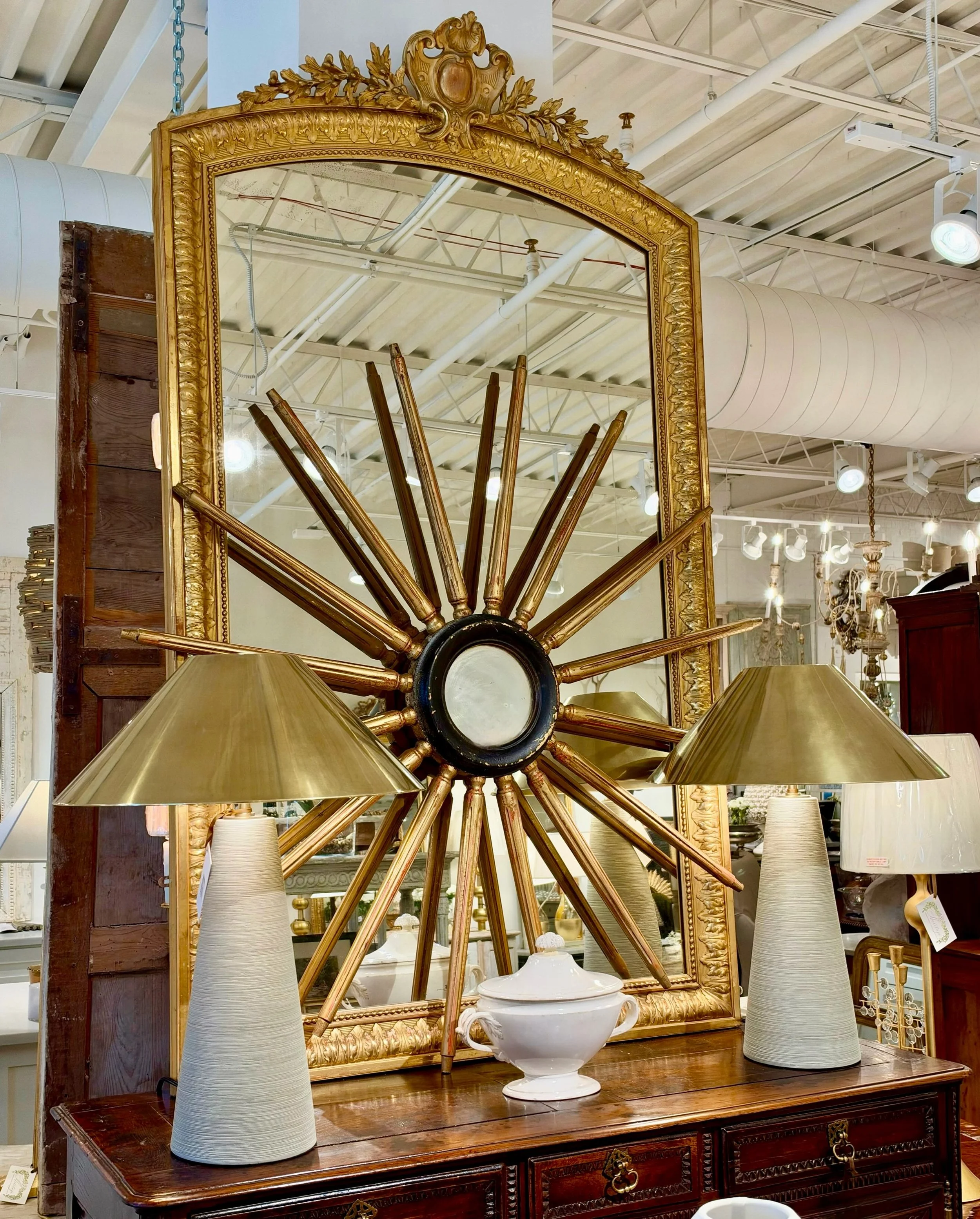Layer it up! Discover our extensive collection of one-of-a-kind, hand-selected European Antiques and Curated Decor. Find more details and pics on our website at www.heritagemarkdesign.com. Shipping available. #heritageclt #curateddecor #europeanantiq