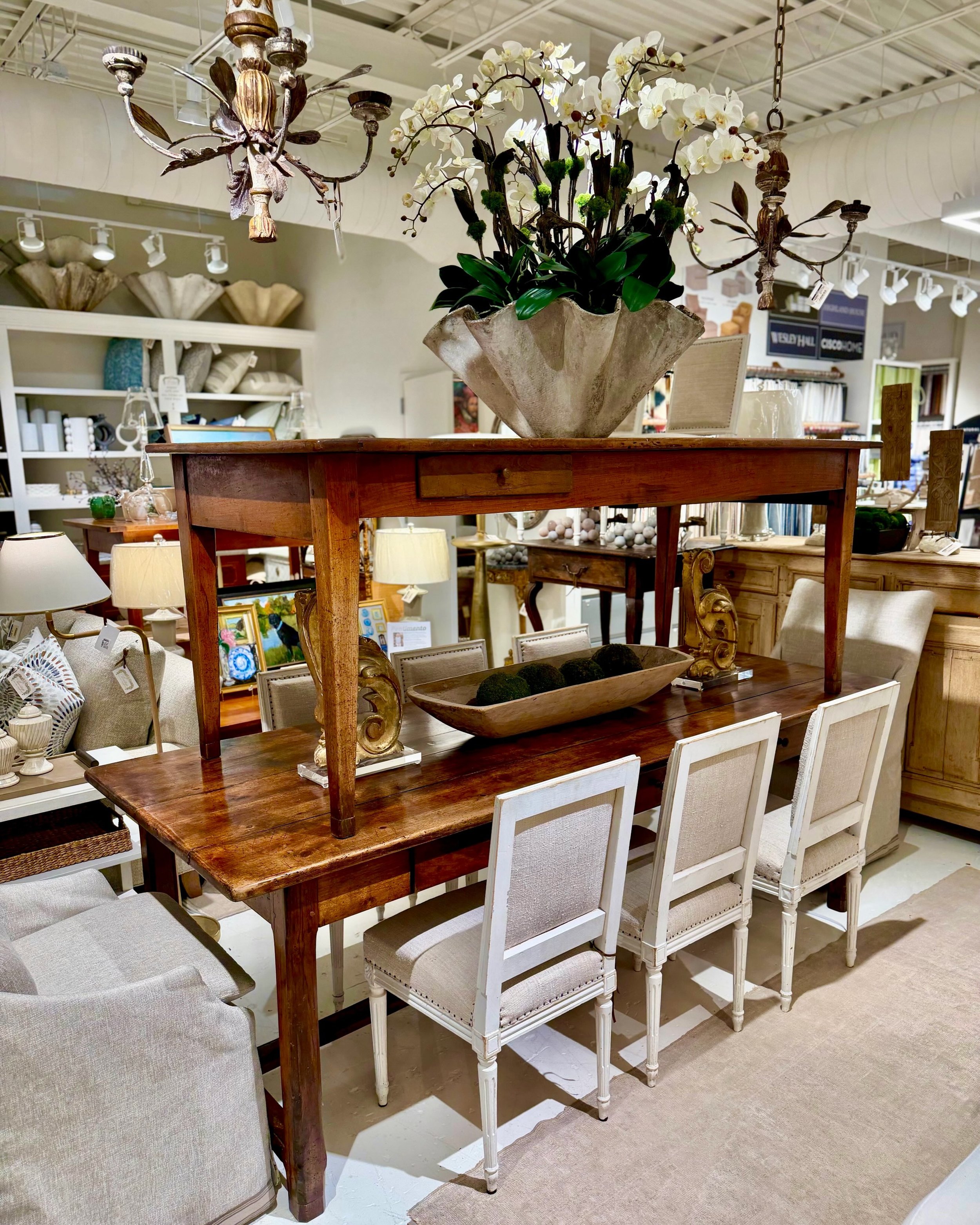 So, so many fabulous antique dining tables in from our last container arrival. Swipe to see a couple more. Discover our extensive collection of one-of-a-kind, hand-selected European Antiques and Curated Decor. Find more details and pics on our websit