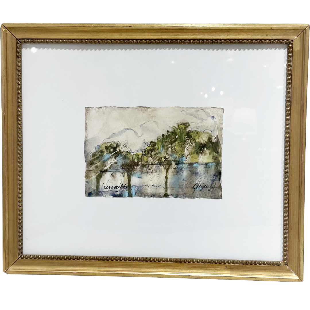 Gigi Davis | Versailles 3 | 12W x 11H | Antique Gilt Frame