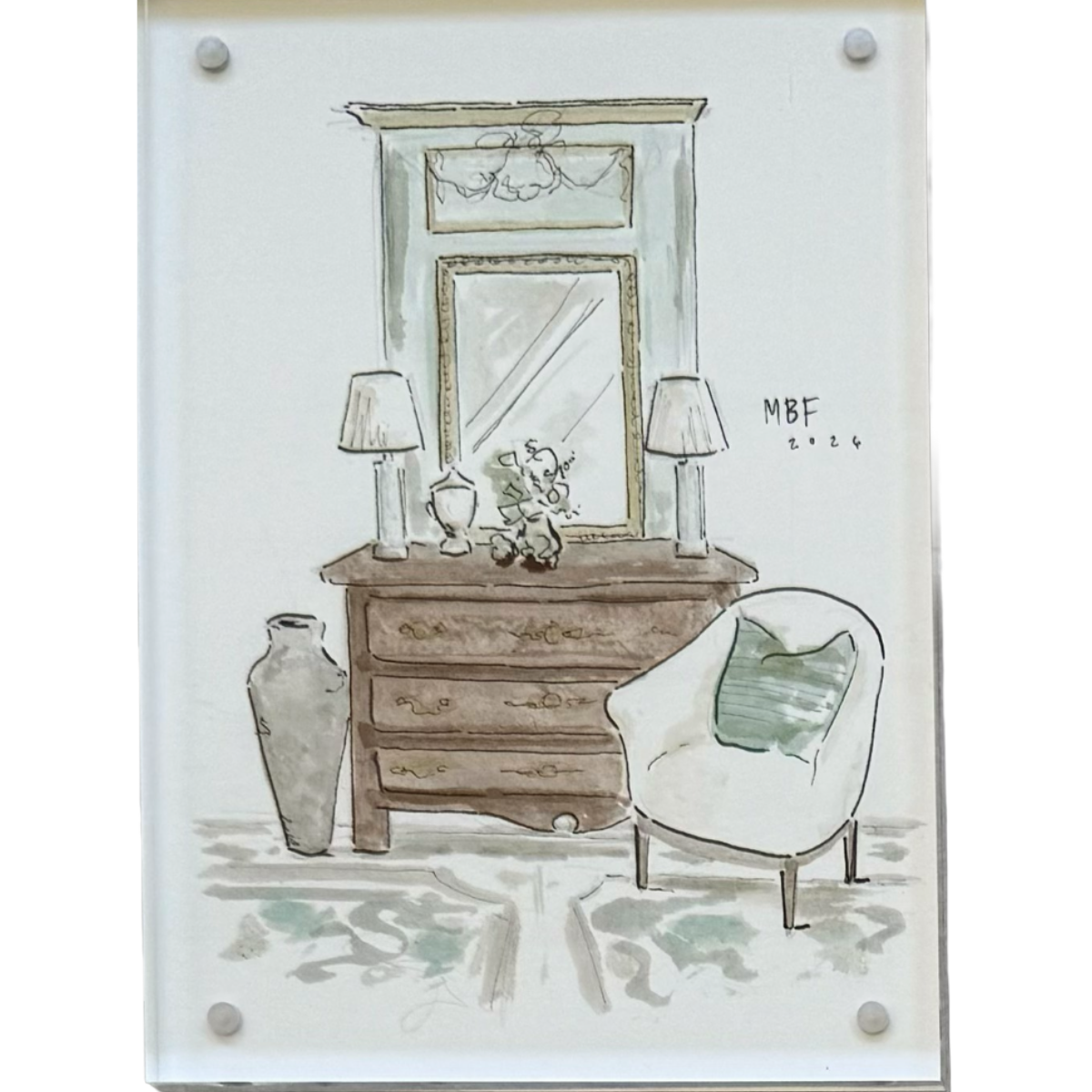 Maggie French | Furnished Interior #1 | 5 x 7