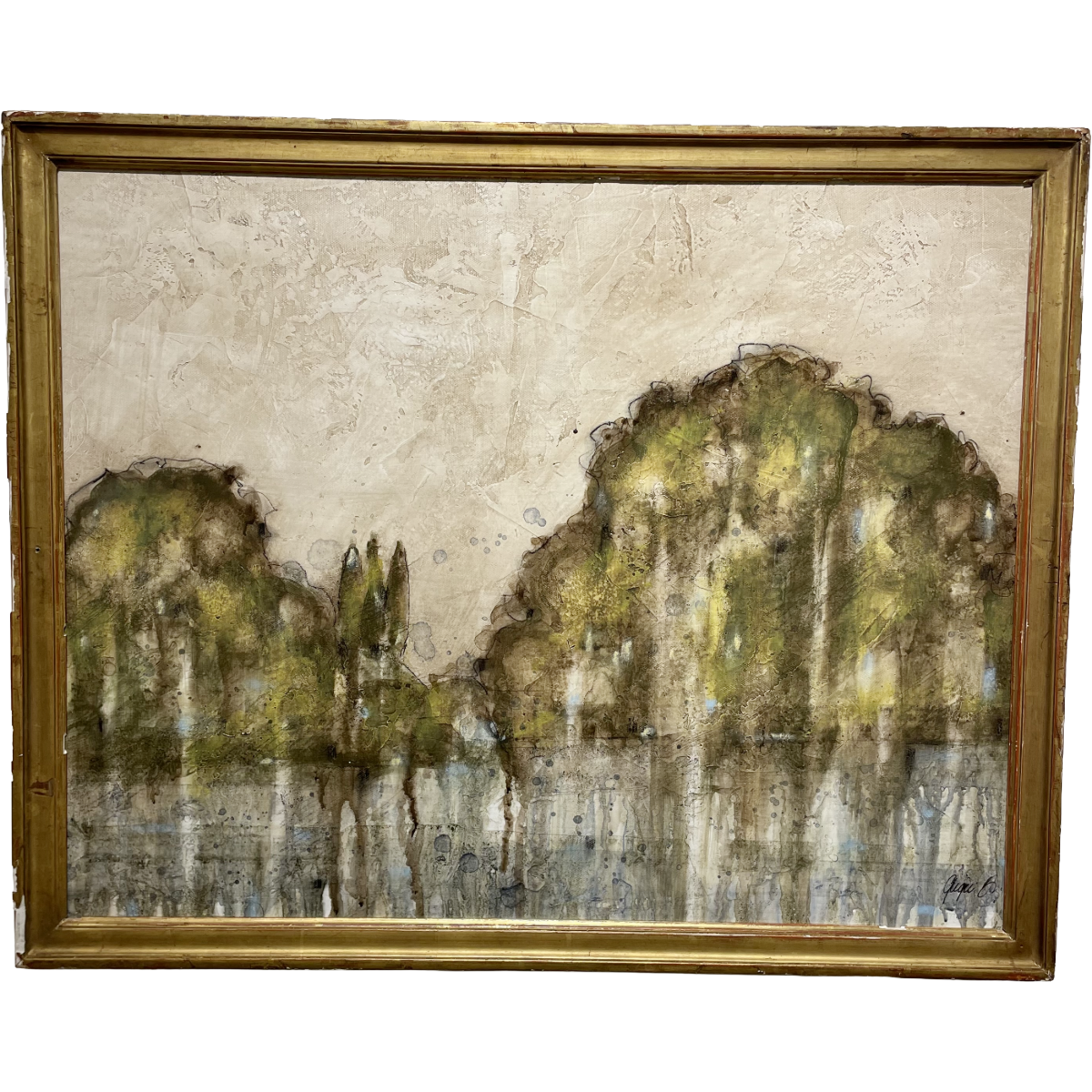 Versailles 11 | Gigi Davis | 24.75W x 20H | Antique Gilt Frame