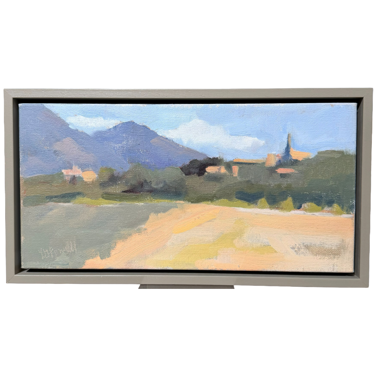 Lesley Powell | Village Afar | 7 x 14
