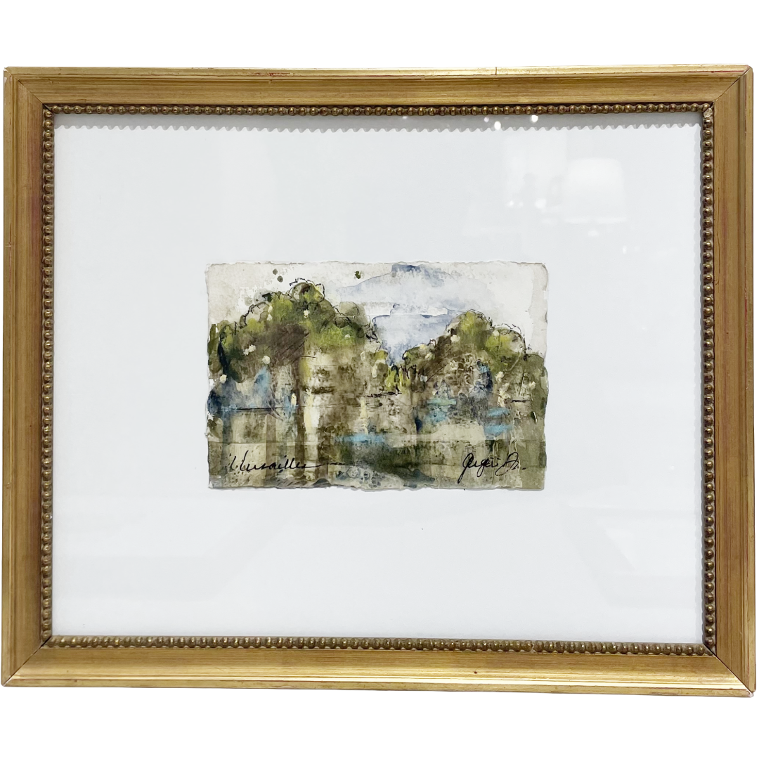 Gigi Davis | Versailles 4 | 12W x 11H | Antique Gilt Frame