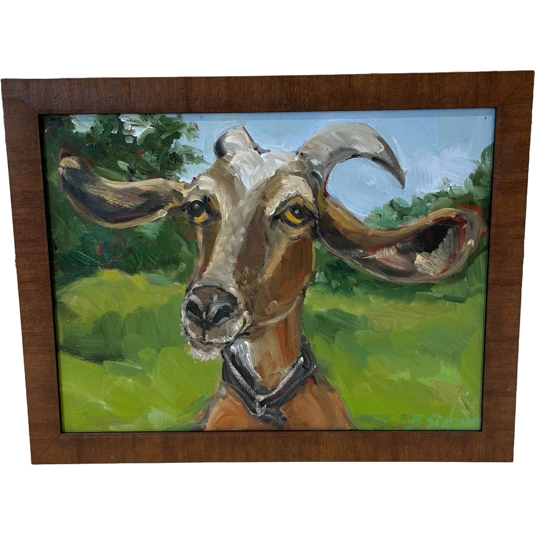 Bee Sieburg | Margaret the Goat | 16.25W x 13.25H