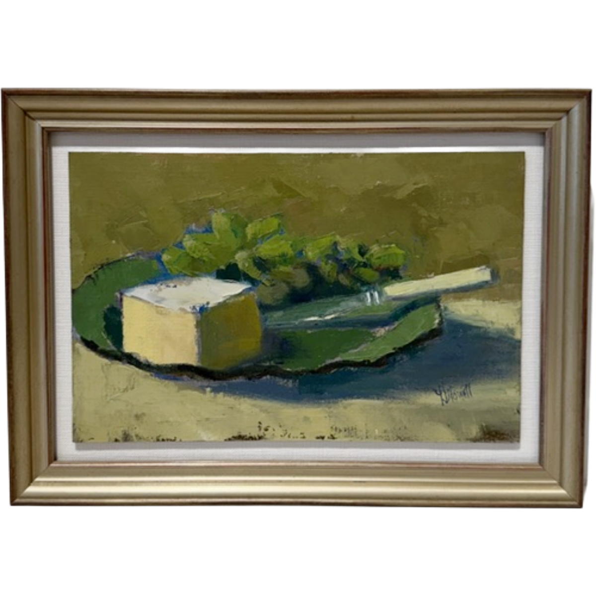 Lesley Powell | Cheese and Grapes | 7.75 x 12