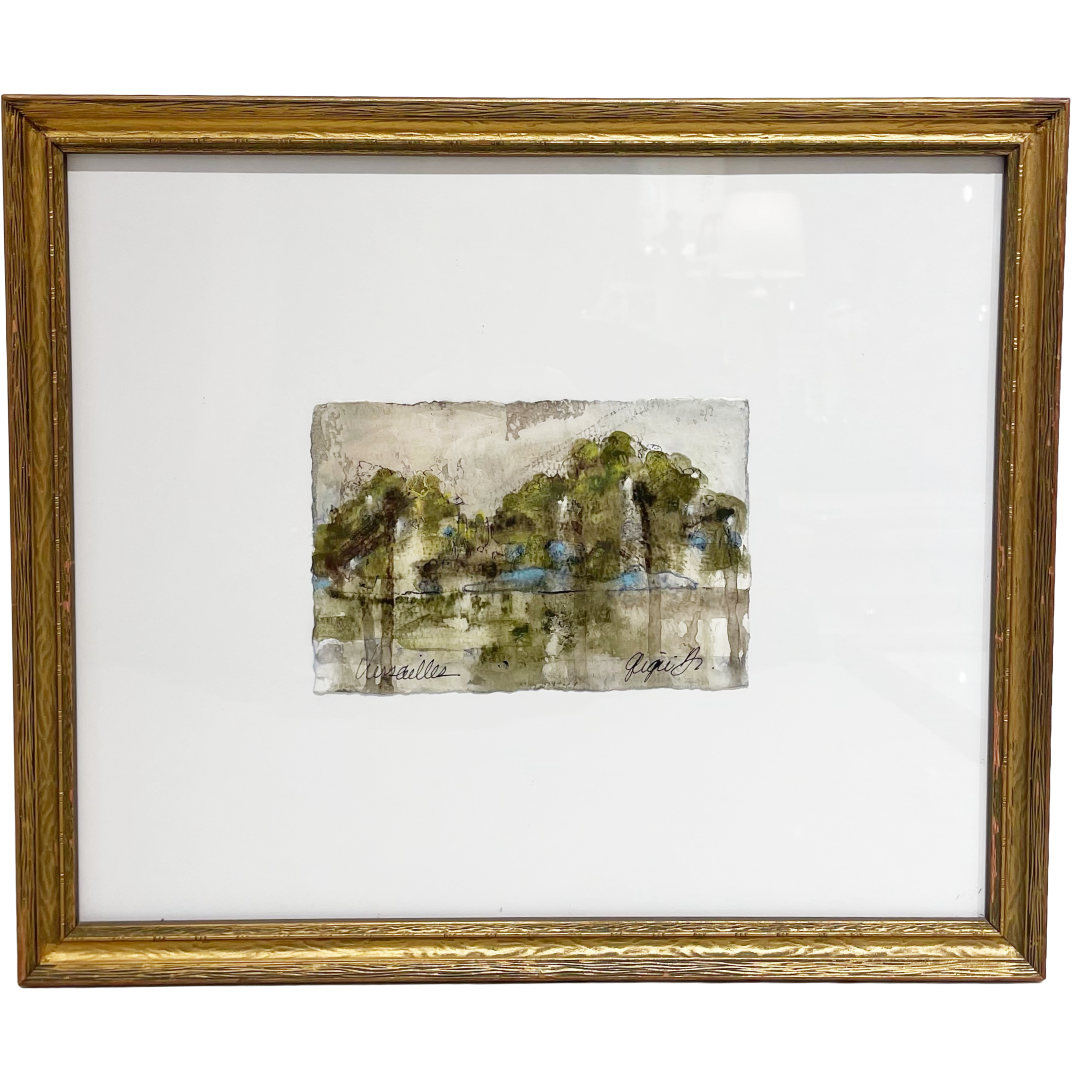 Gigi Davis | Versailles 1 | 13W x 12H | Antique Gilt Frame