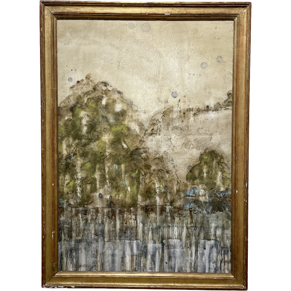 Versailles 10 | Gigi Davis | 18.5W x 25.75H | Antique Gilt Frame