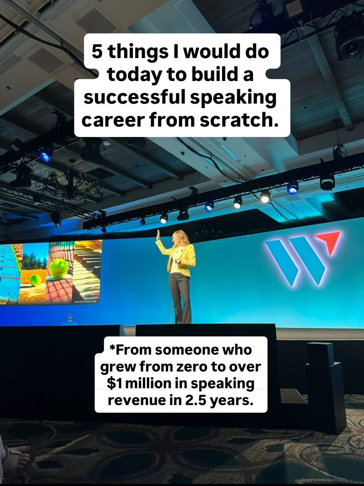 🎤 Want to get started as a speaker? 

These 5 simple things helped me grow dramatically as a speaker, quickly. 

Share this with someone that needs to hear this.
