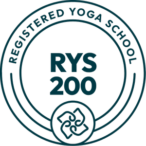 Yoga Alliance® Registered Yoga School RYS® 200 badge, Dancing Dogs Yoga Atlanta