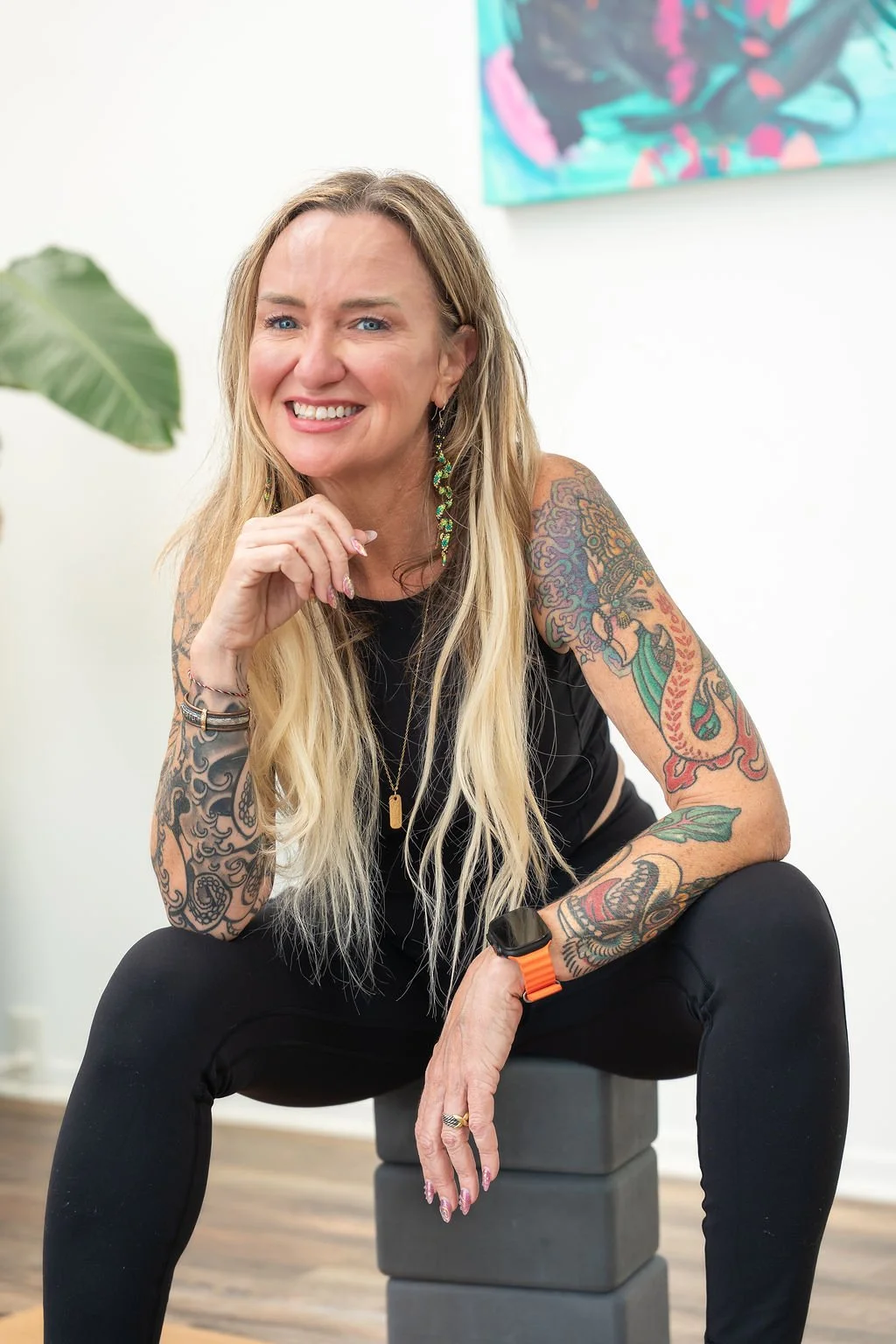 Shelley Carroll, founder and lead trainer of Dancing Dogs Yoga teacher training in Atlanta