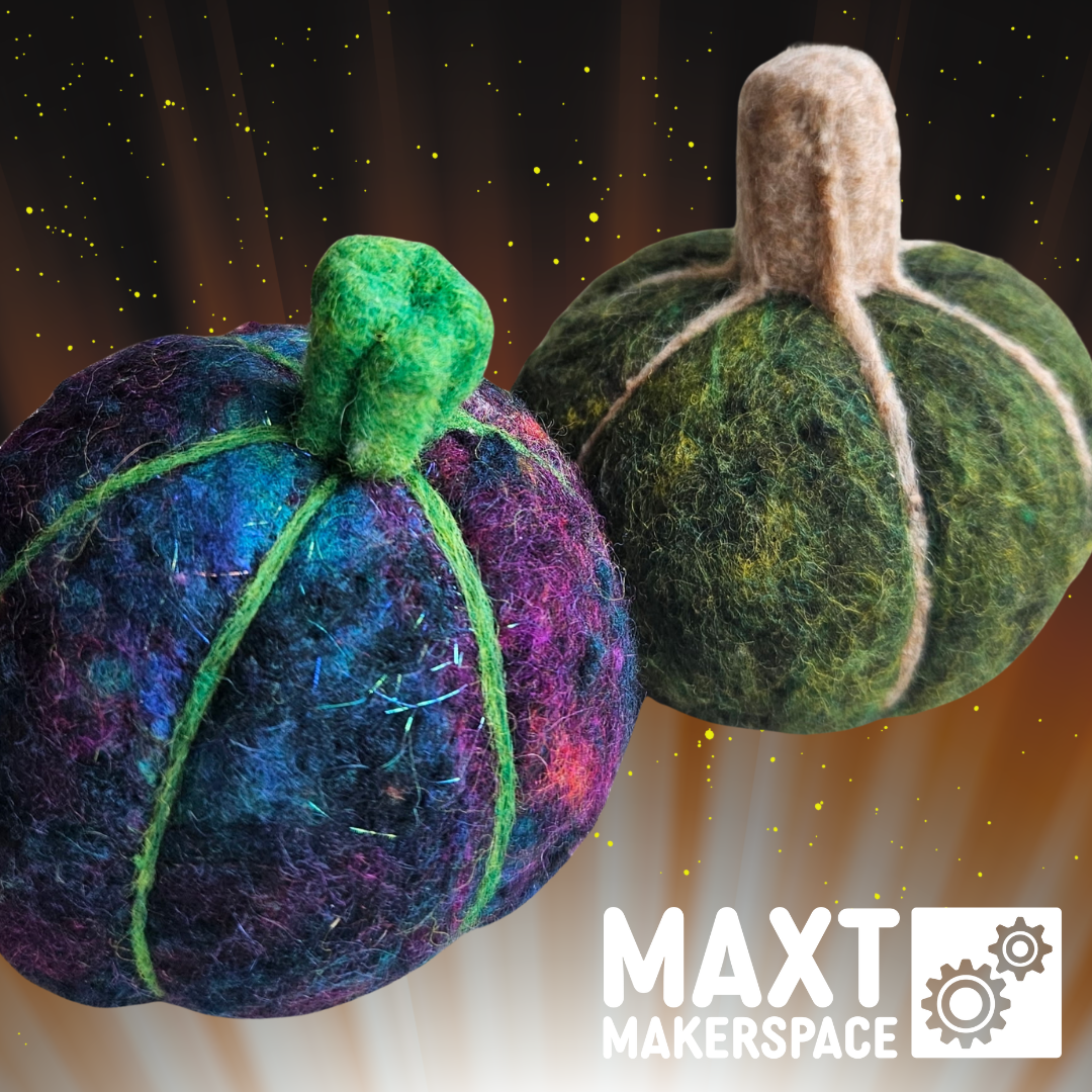 Cosmic Felt Pumpkins