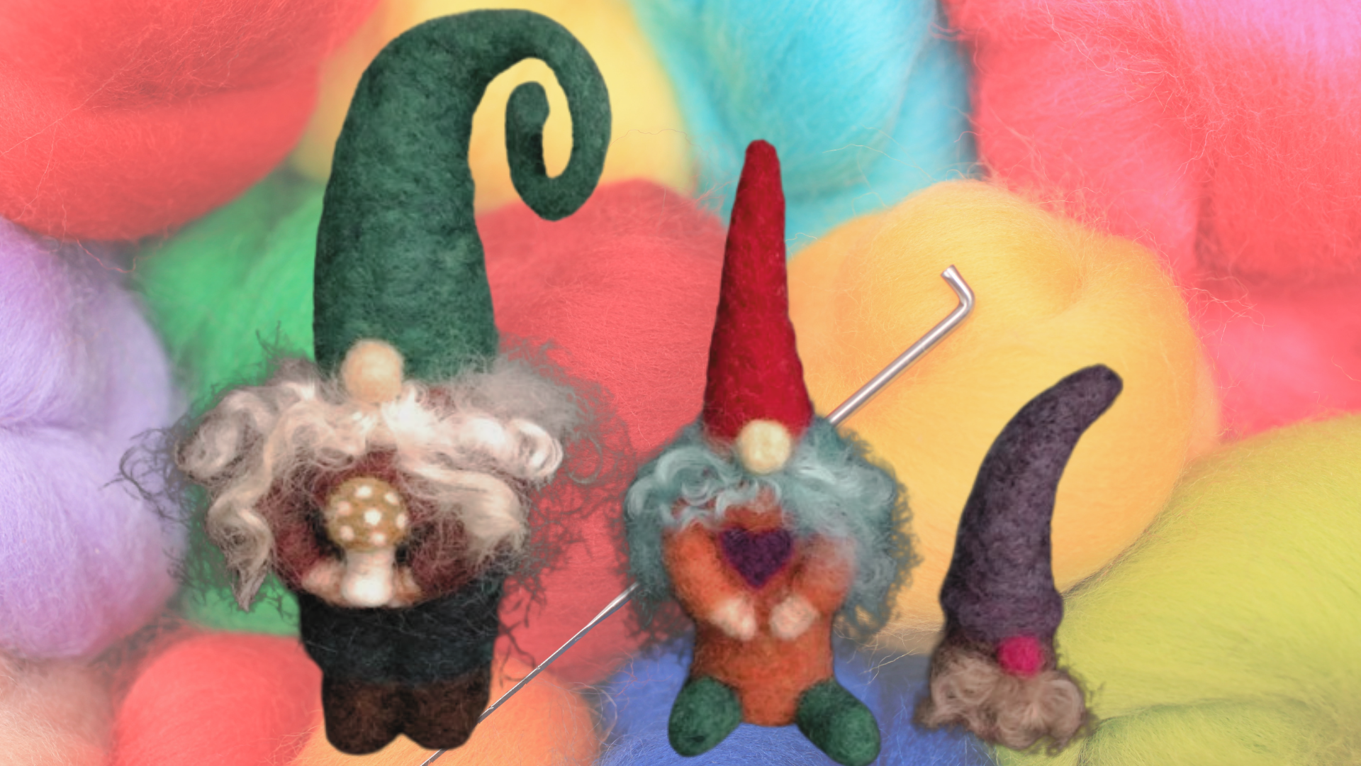 Needle Felt Gnomes