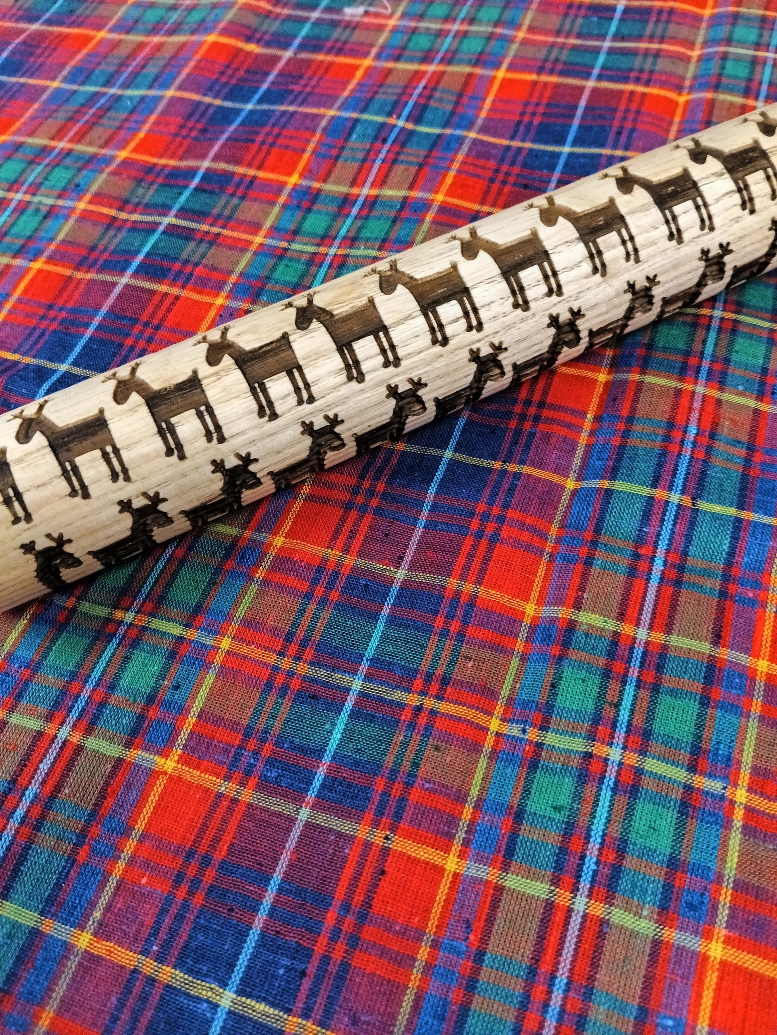 Textured rolling pin