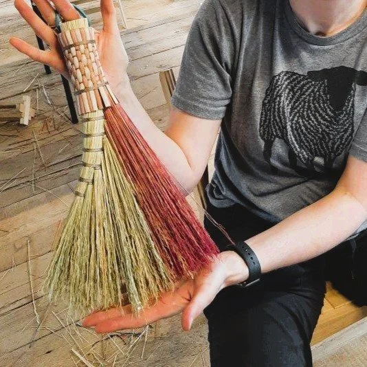 Turkey Wing Whisk Broom