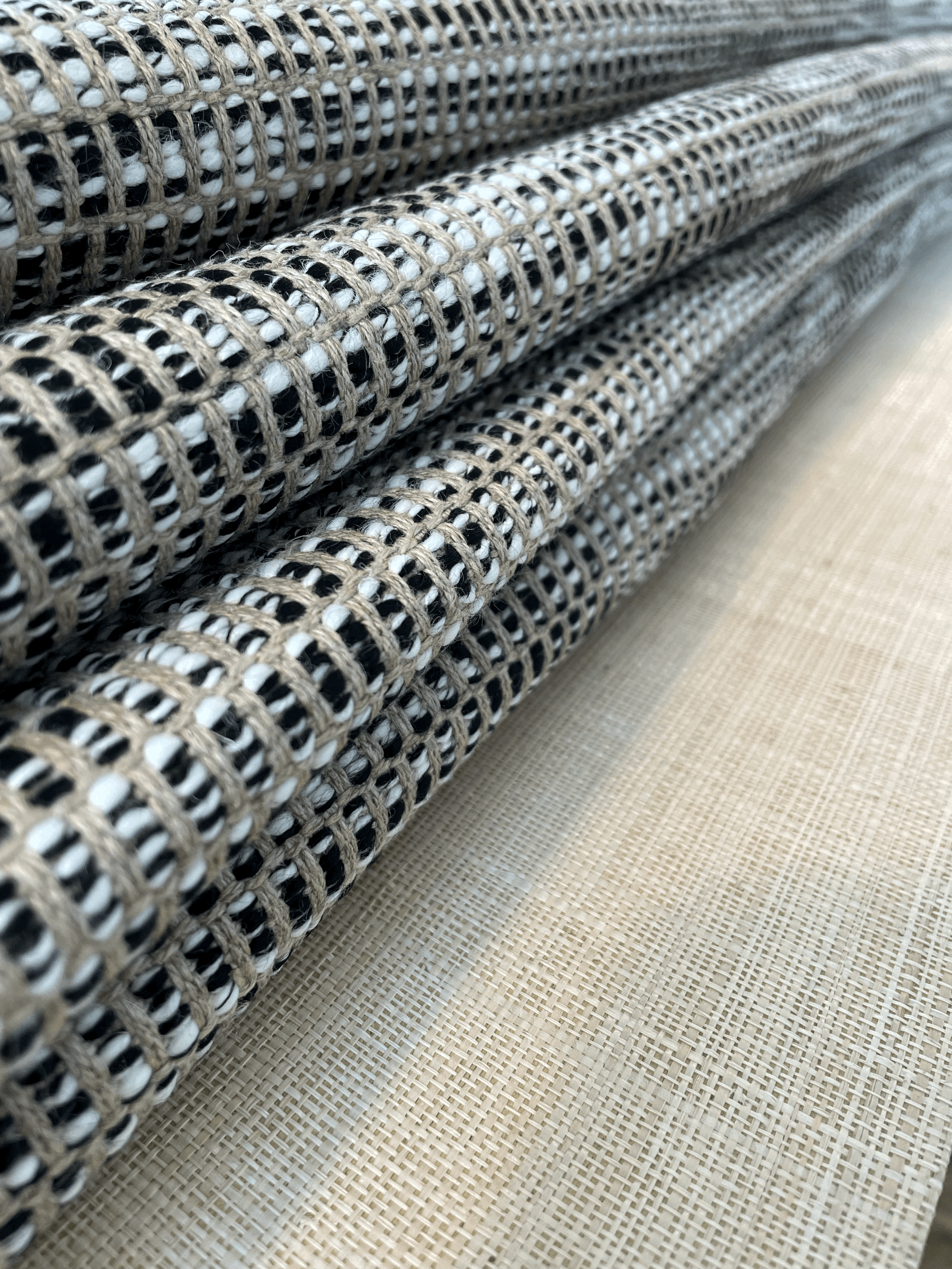 Shop 3.1 yards High End Cream, Tan and Black Weave