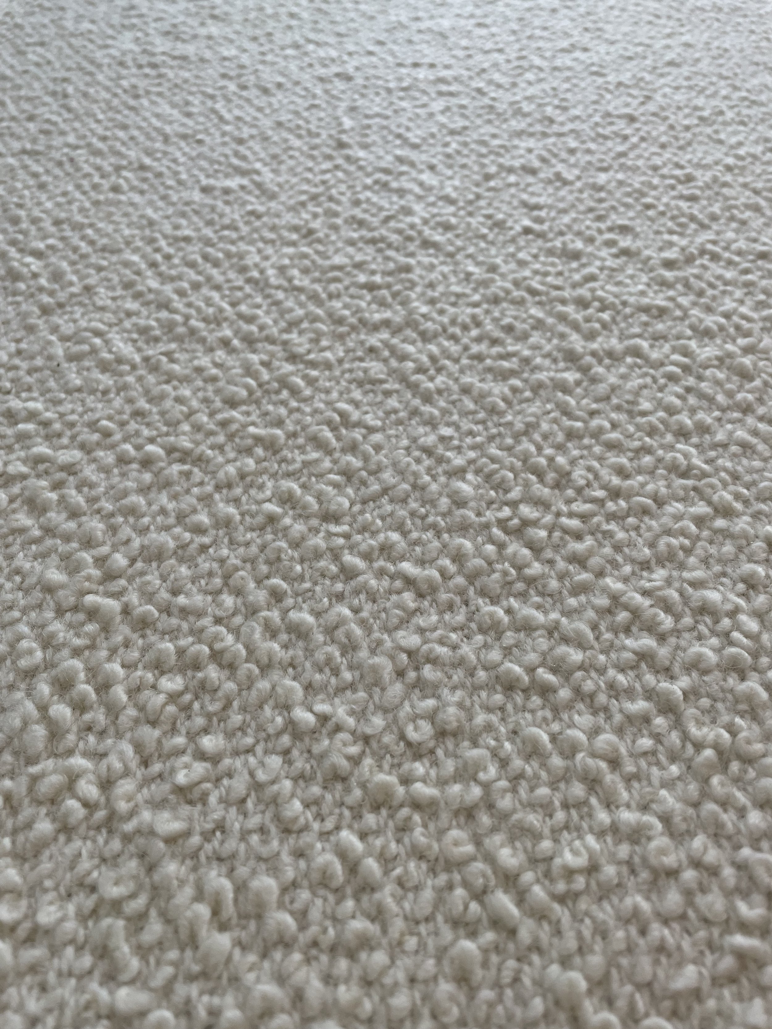 Off White Bouclé With Backing