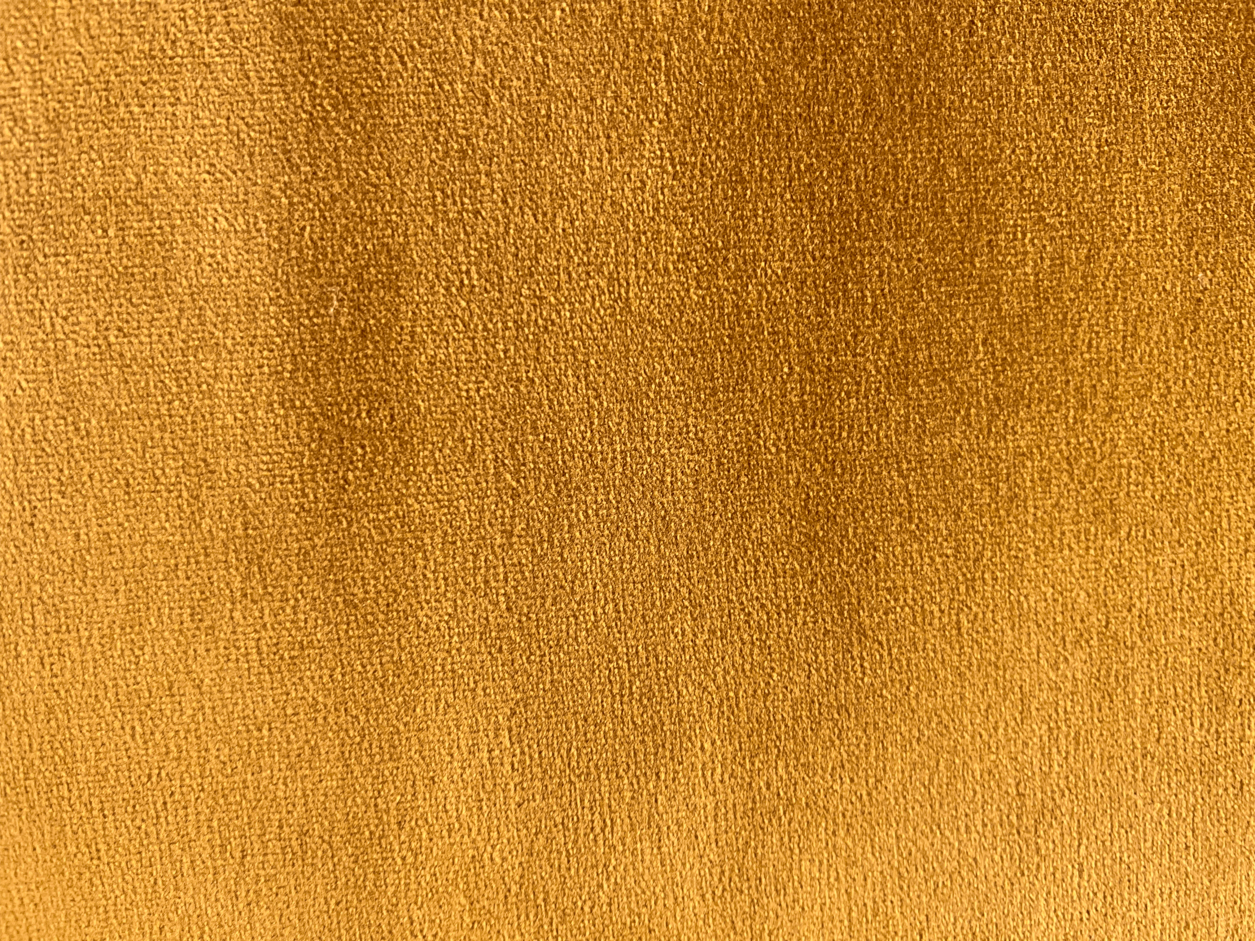 Ultra Plush Honey Colored Velvet upholstery fabric