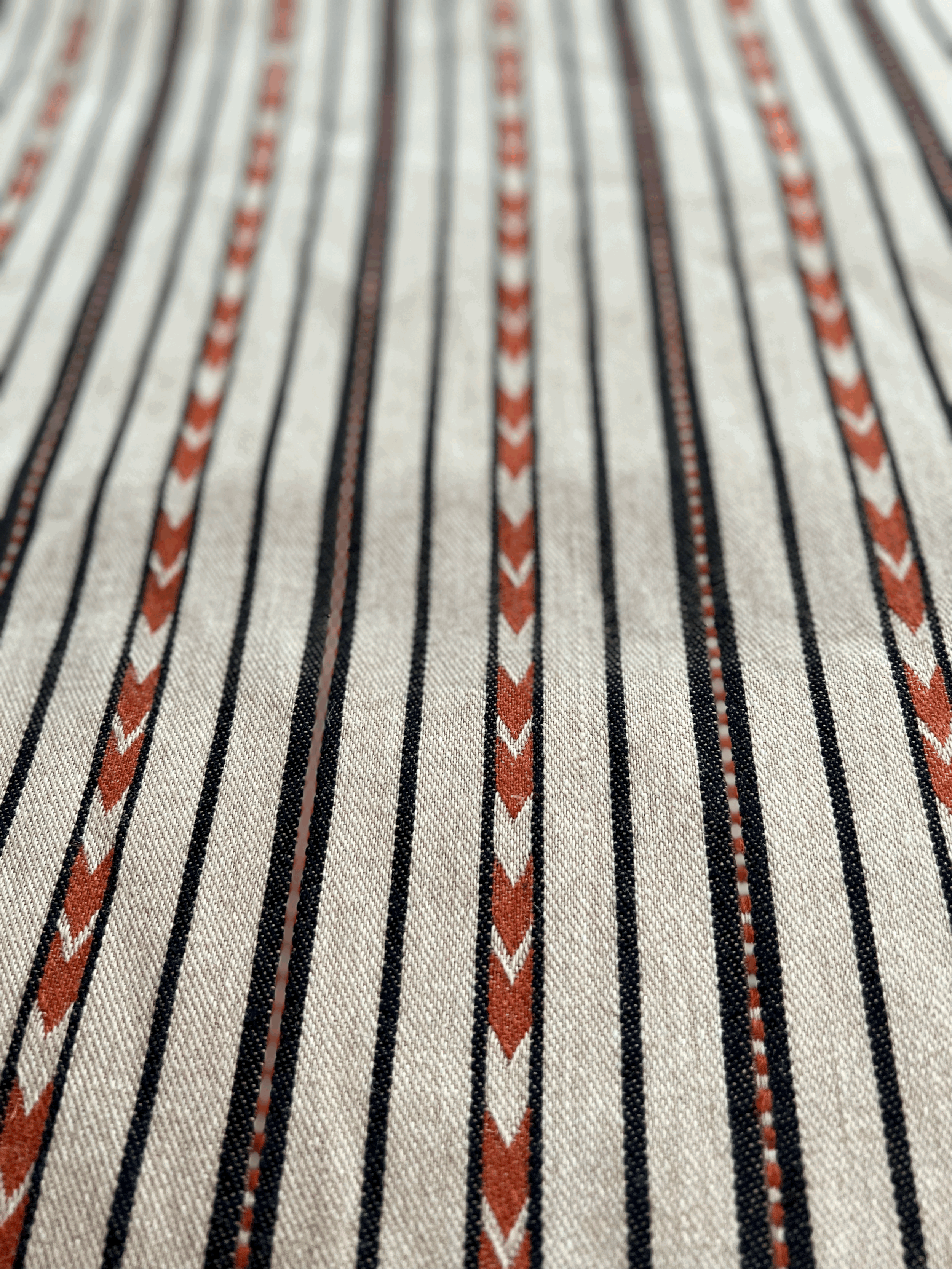 Shop Wool Navajo Stripe 1.6 Yards Remnant Fabric