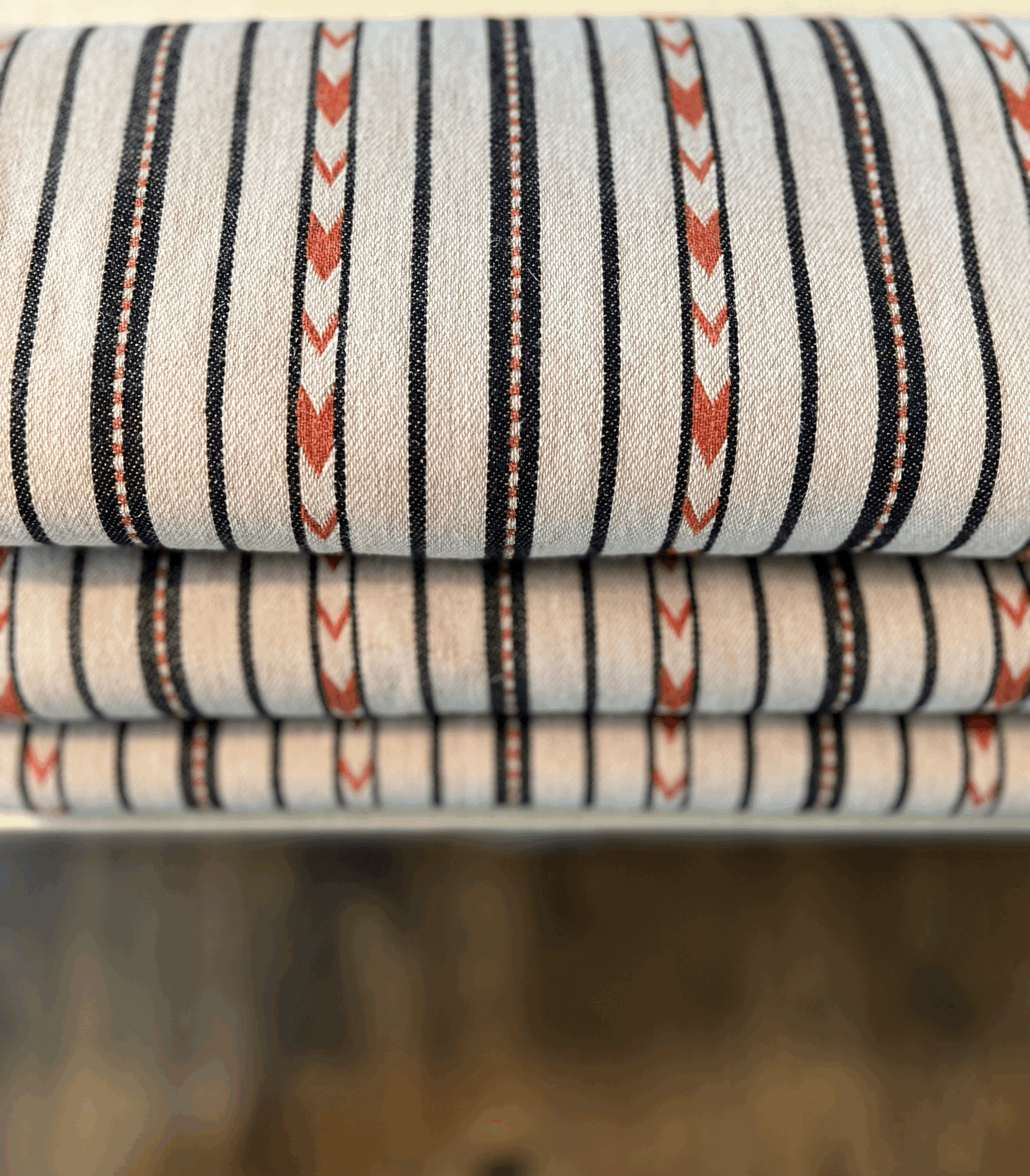 Shop Wool Navajo Stripe 1.6 Yards Upholstery Fabric