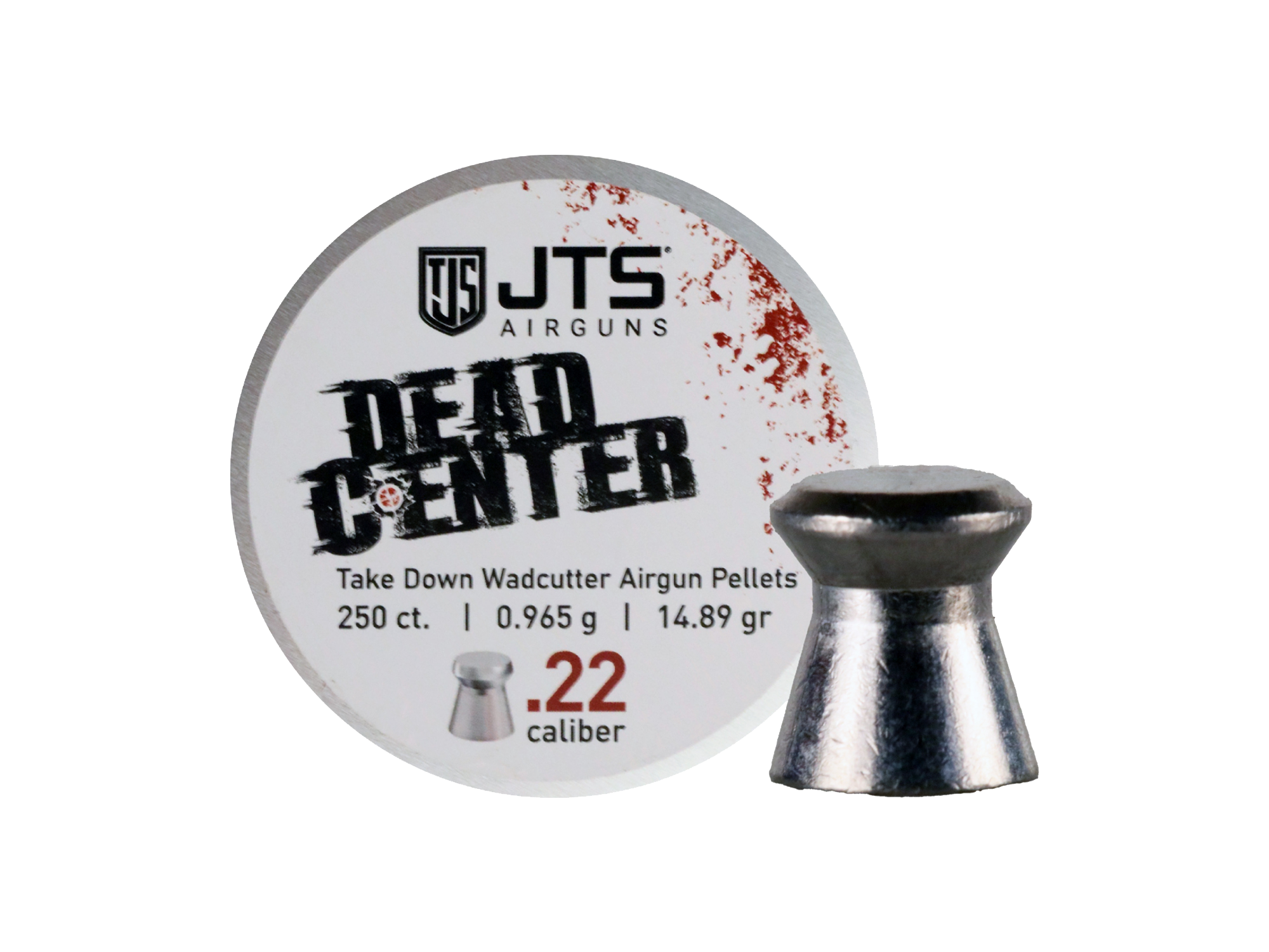 JAC107 - JTS Dead Center .22 caliber Pellets (14.89 gr)