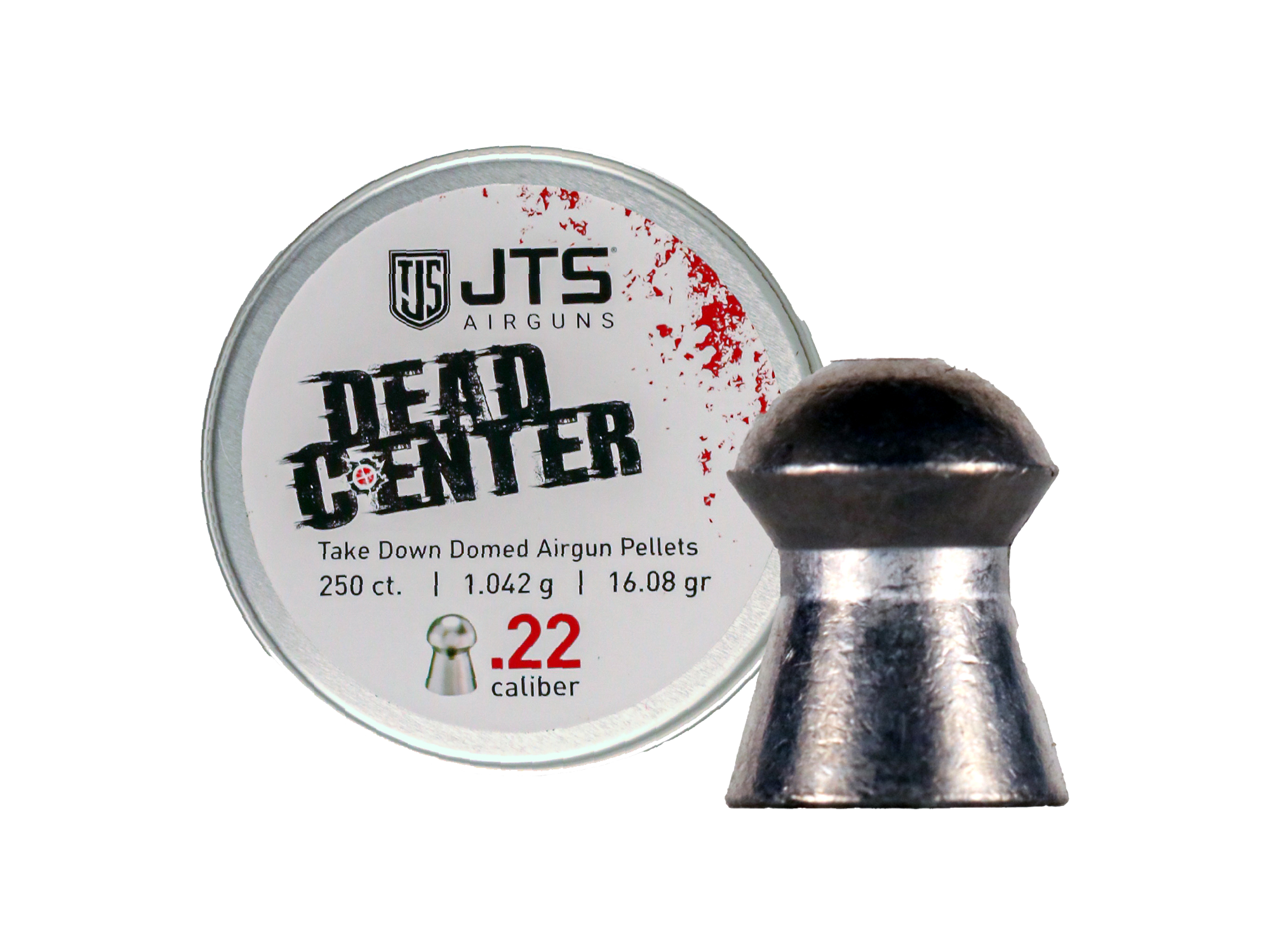 JAC106 - JTS Dead Center .22 caliber Pellets (16.08 gr)
