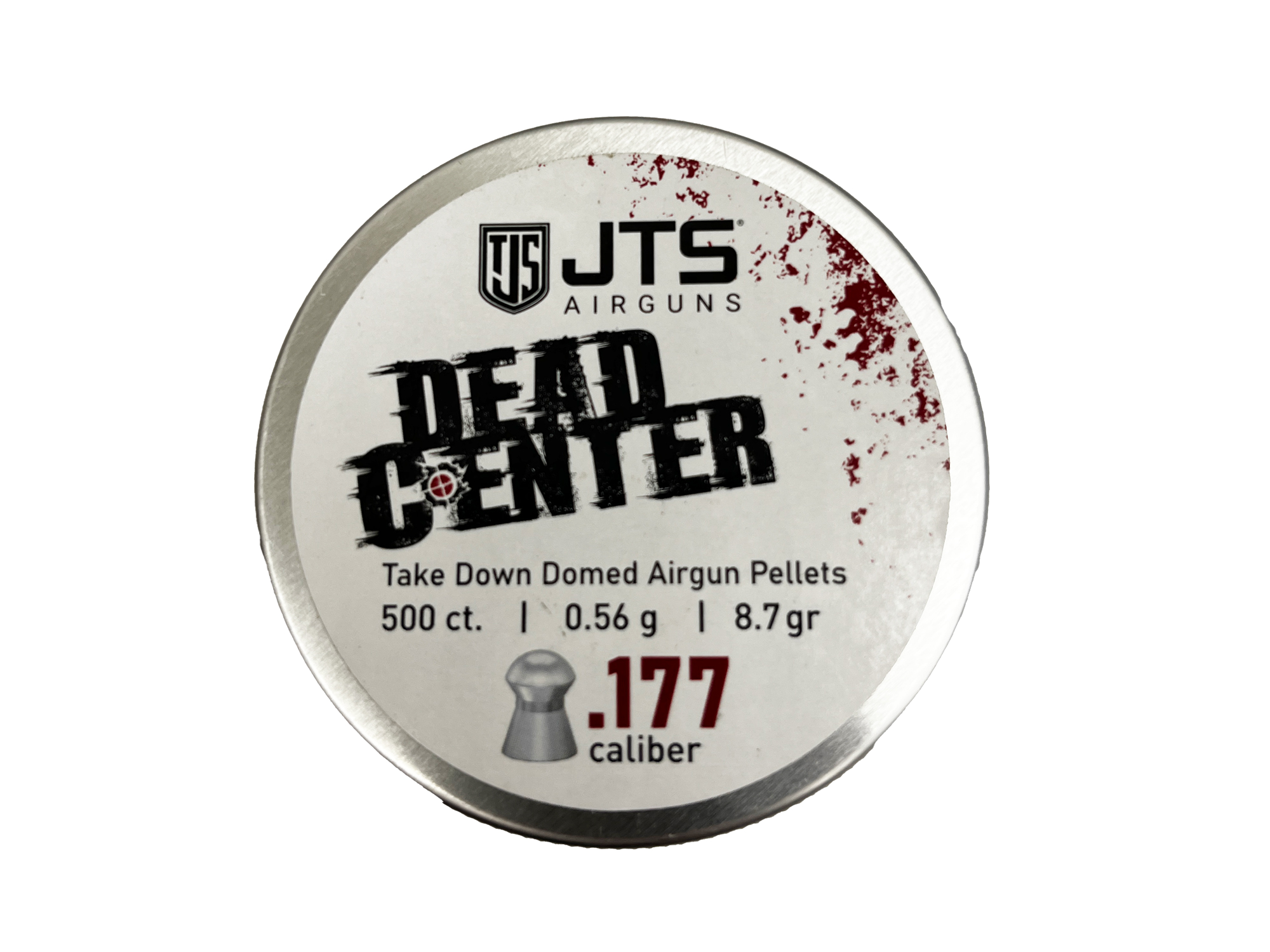 JAC129 - JTS Dead Center Precision .177 cal, 0.56g (8.7gr) Domed pellets (500 ct) Bulk
