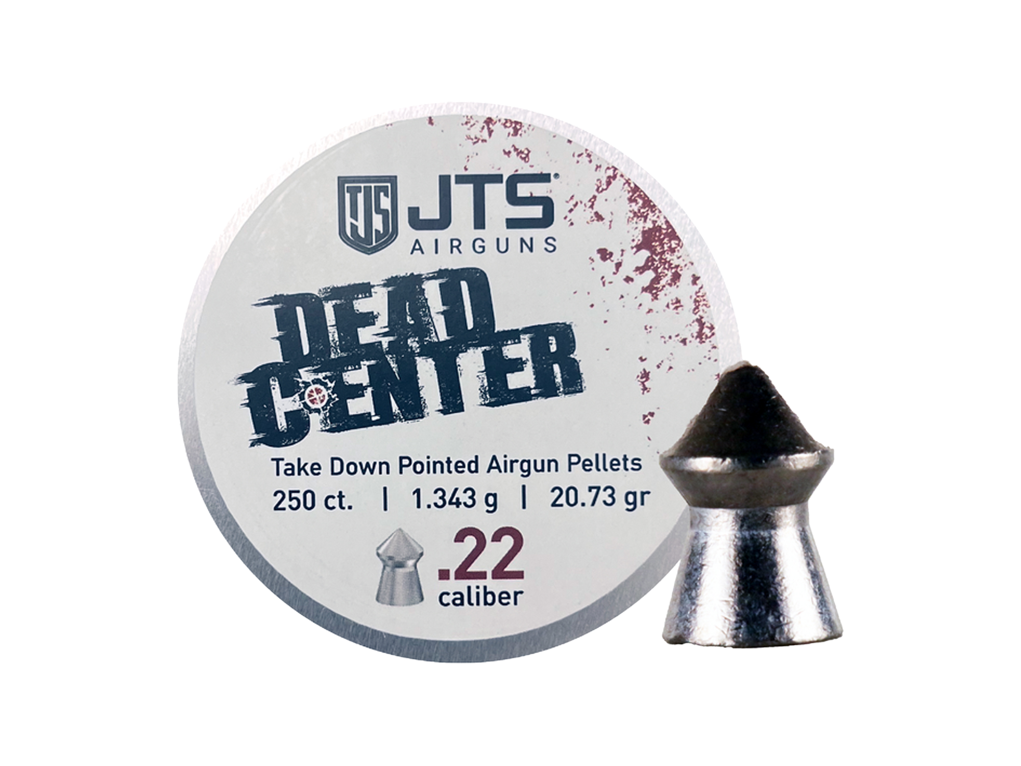 JAC112 - JTS Dead Center .22 caliber Pellets (20.73 gr)