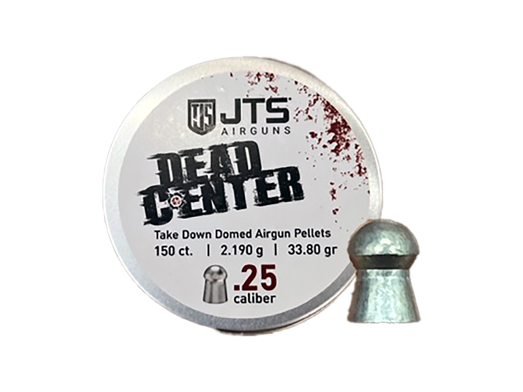 JAC116 - JTS Dead Center .25 caliber Pellets (33.80 gr)