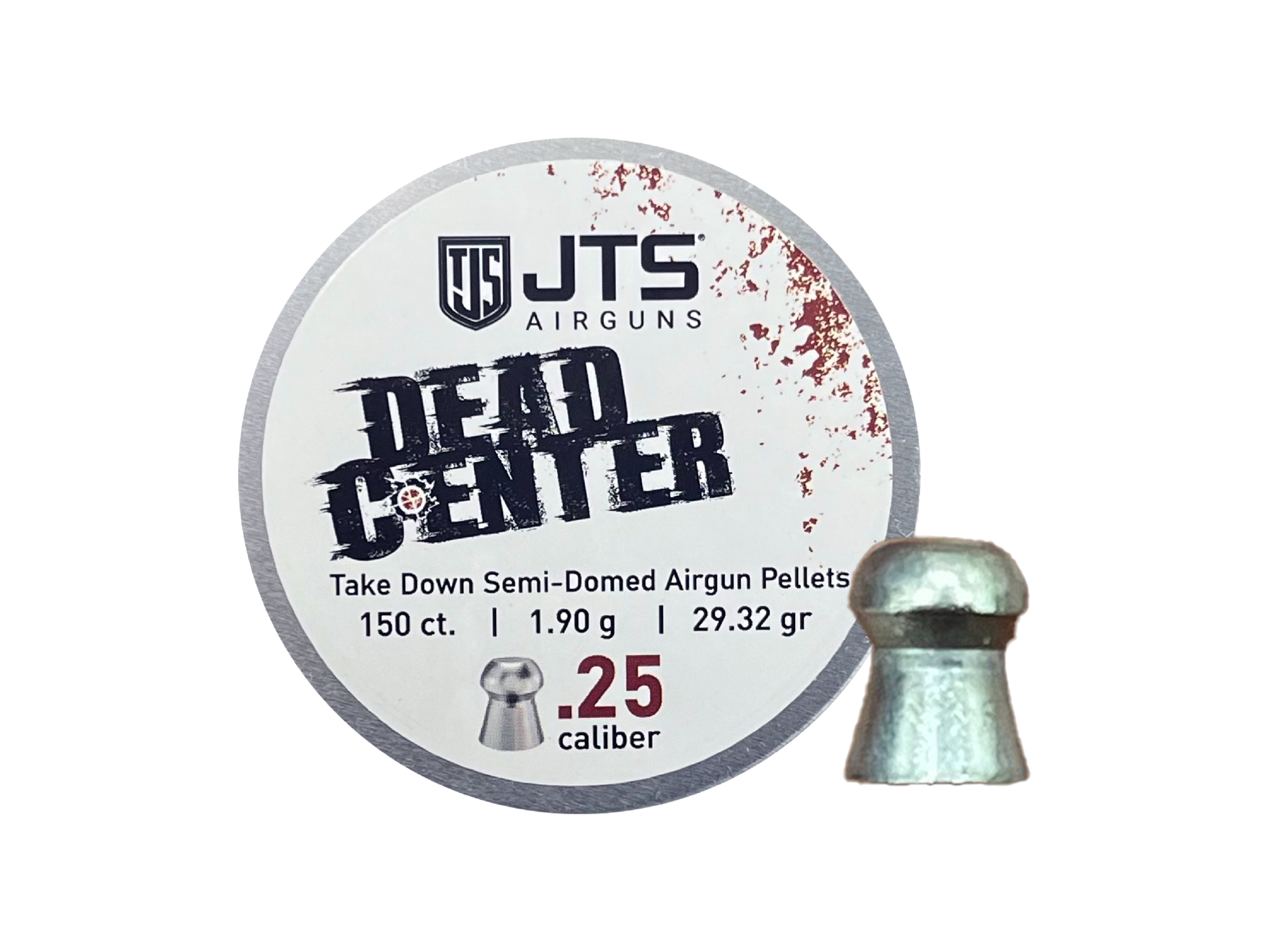 JAC114 - JTS Dead Center  .25 caliber Pellets (29.63 gr)